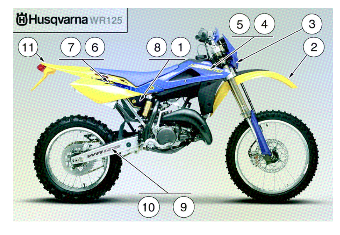 TRANSFERS Y/B (WR125 EU)