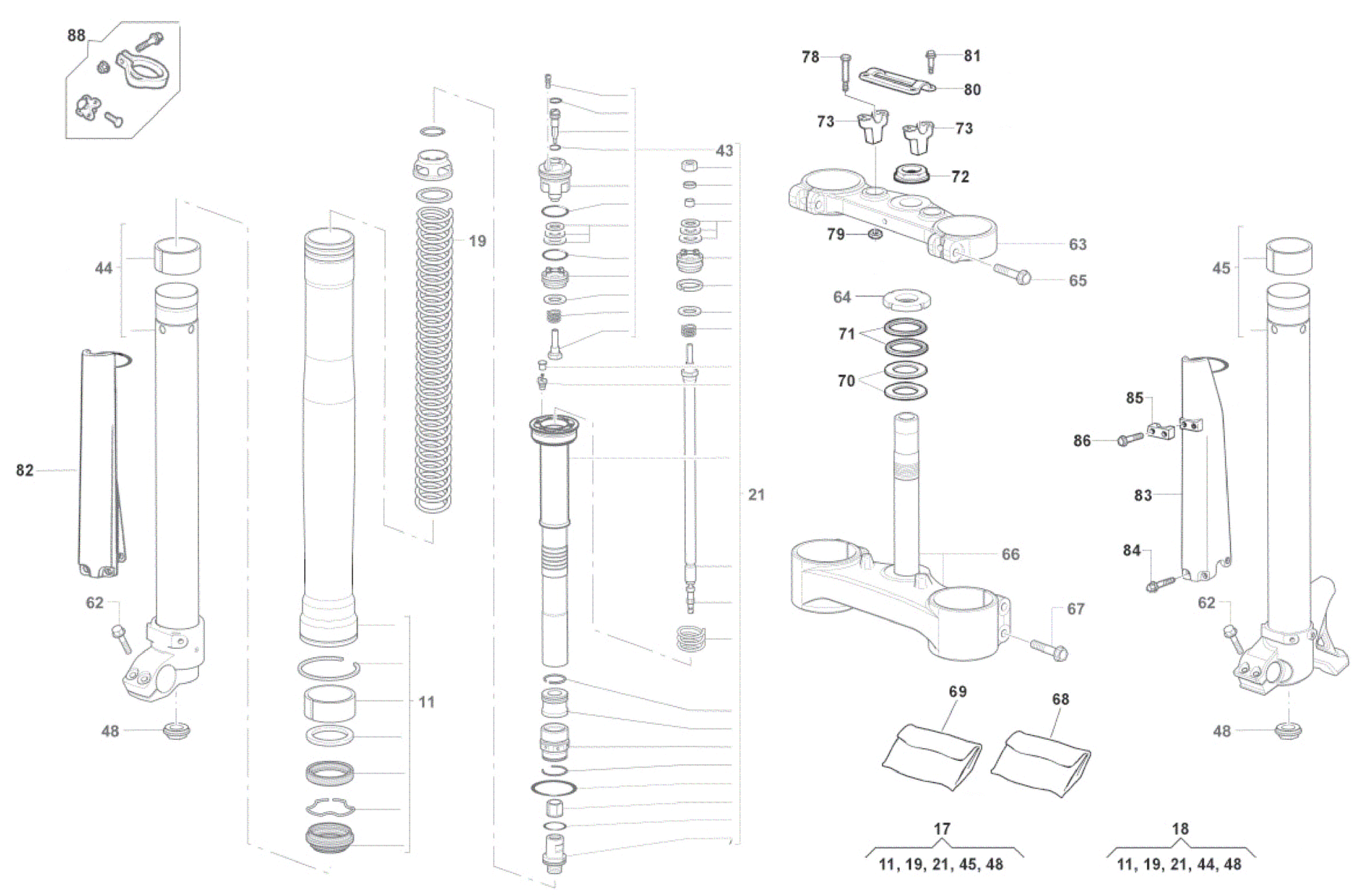 FRONT FORK ASSEMBLY