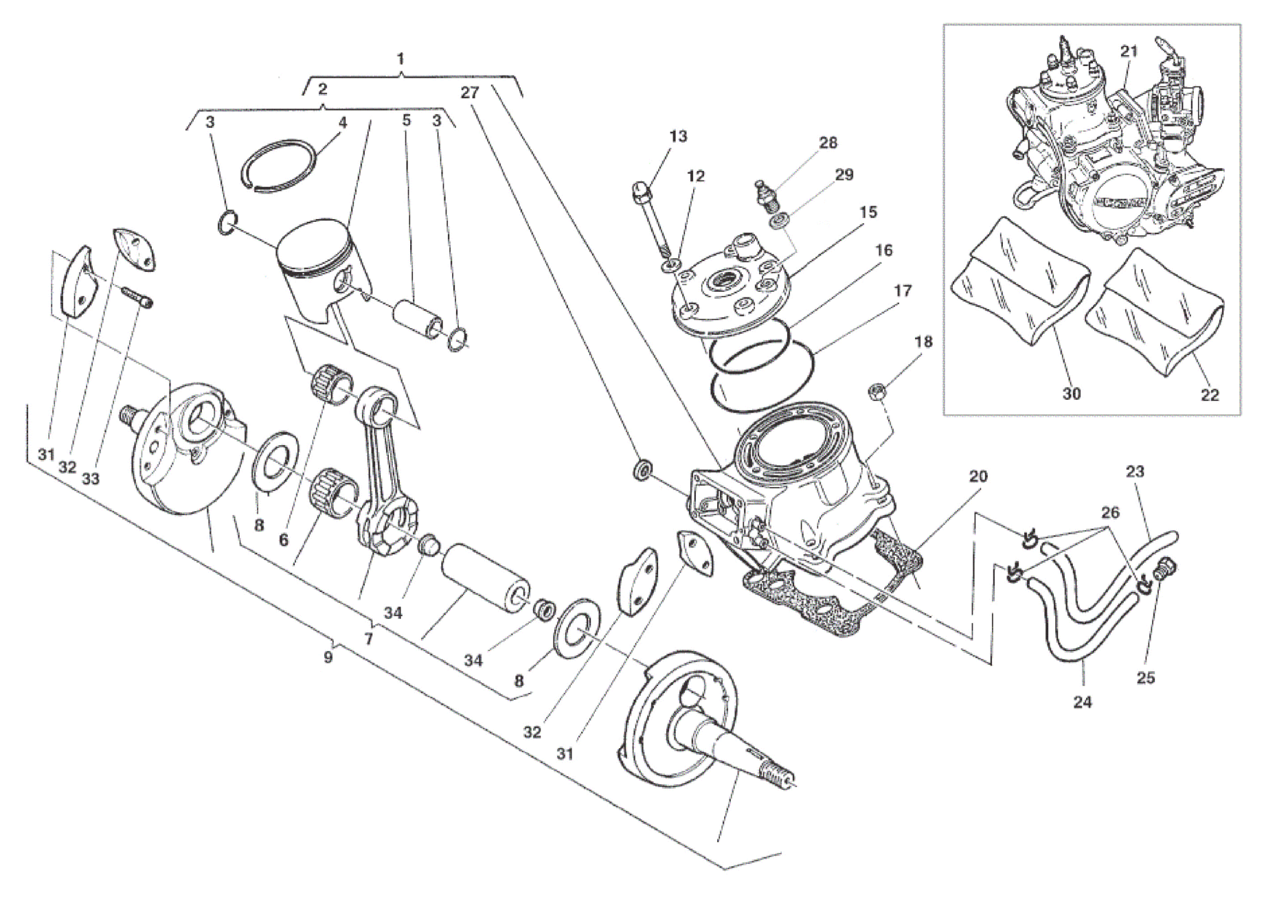 CRANKSHAFT - CYLINDER