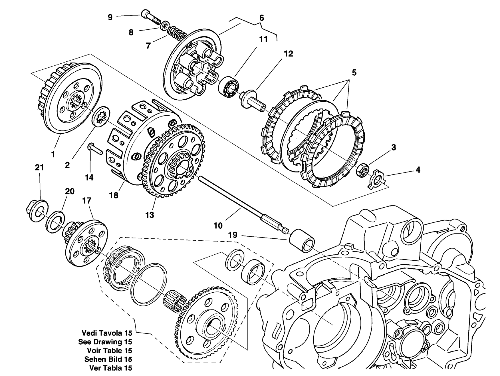 PRIMARY DRIVE - CLUTCH