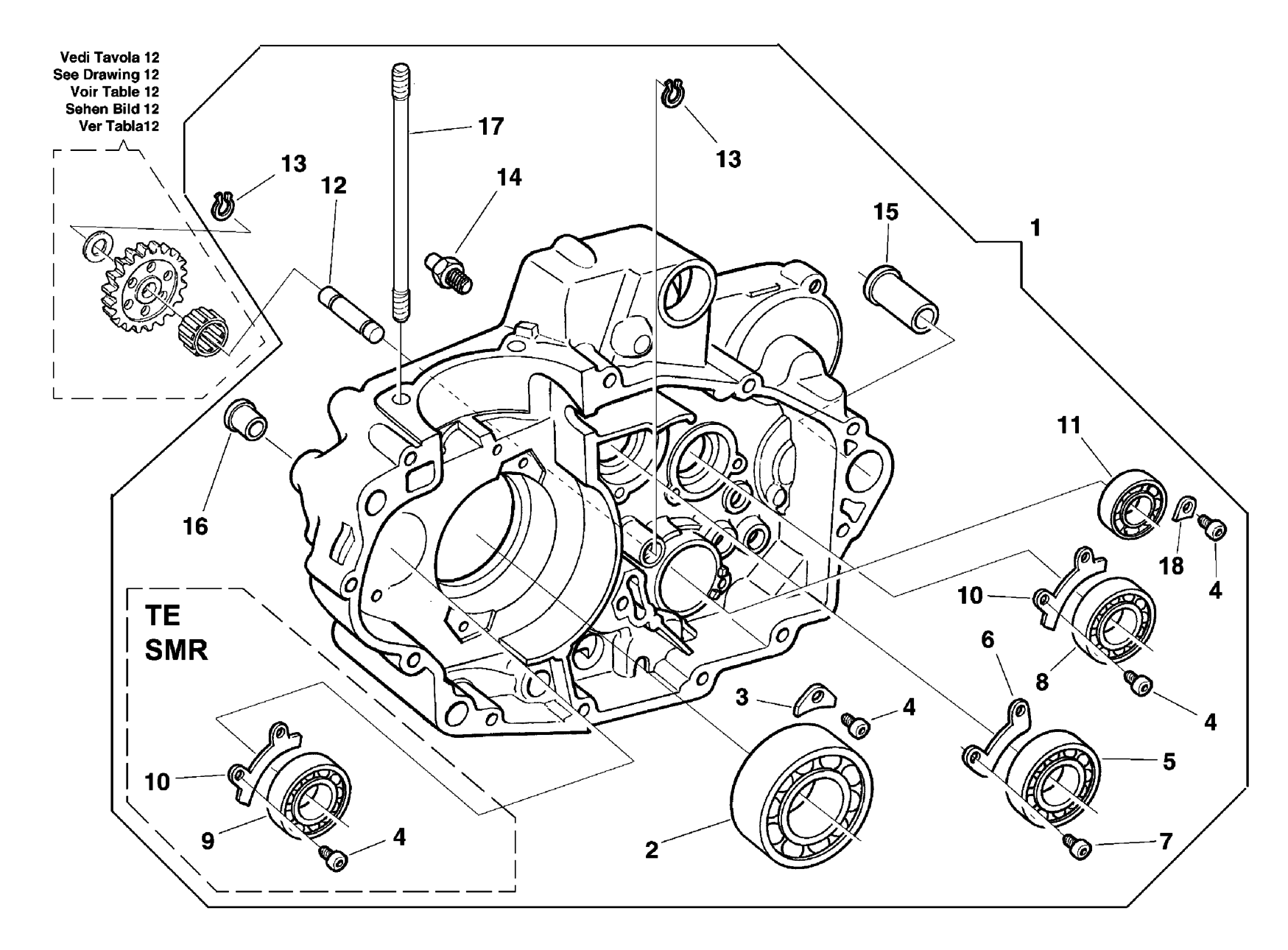 CRANKCASE CARTER R.H.