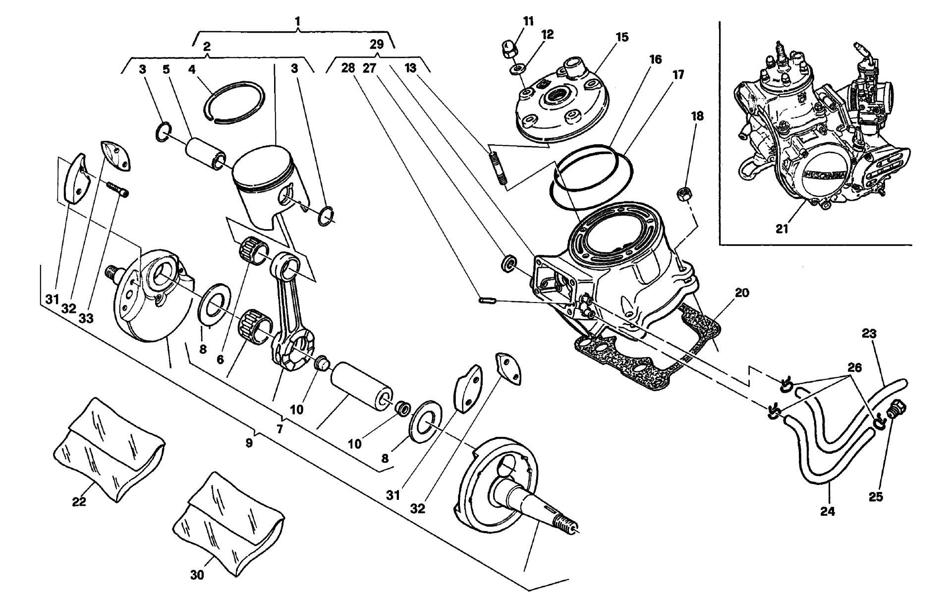 CRANKSHAFT - CYLINDER