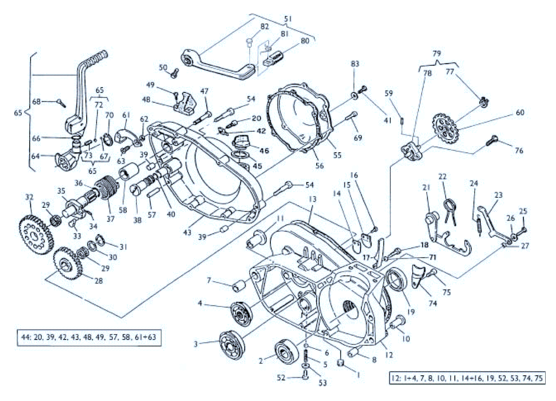 CRANKCASE CARTER L.H.