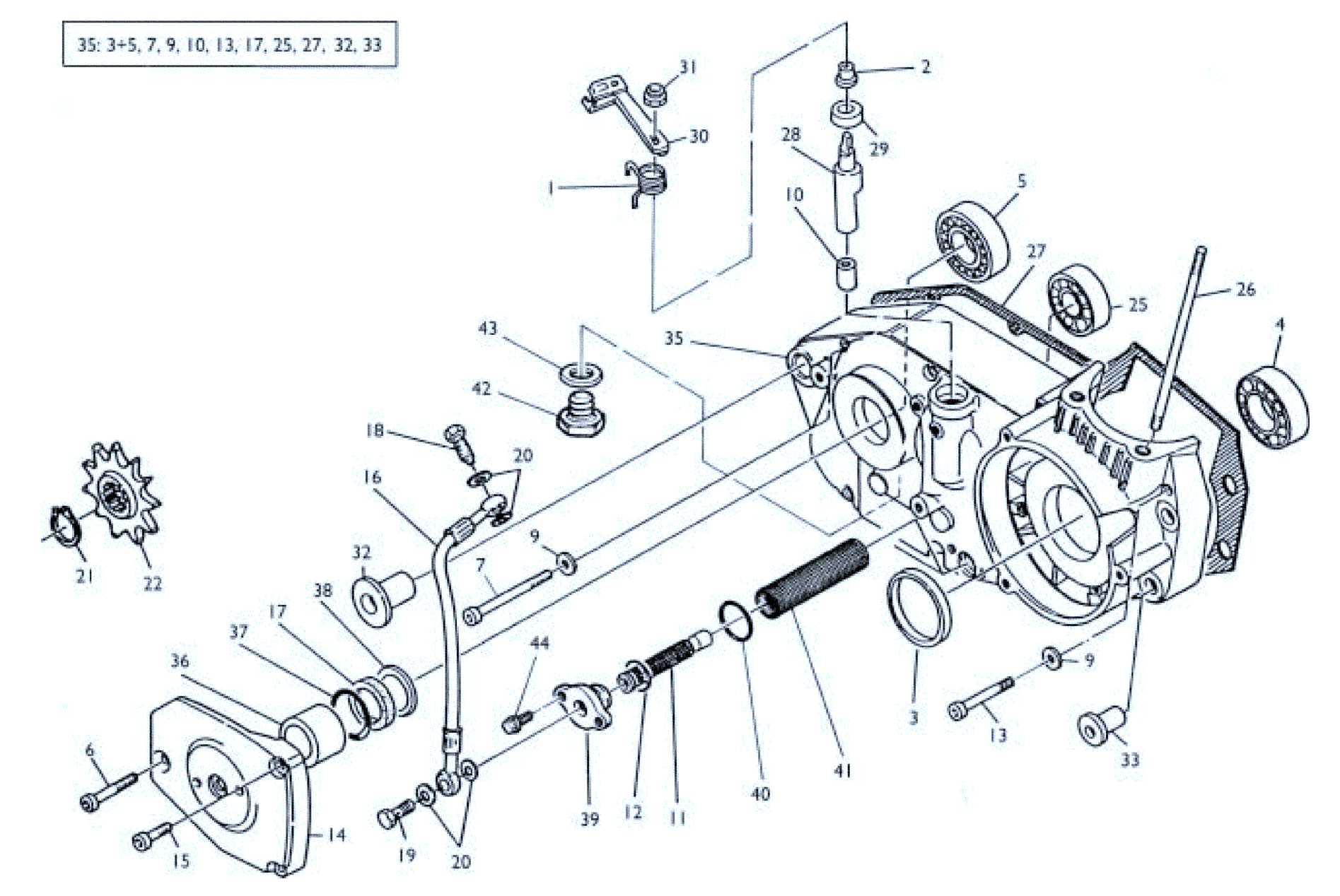 CRANKCASE CARTER R.H.