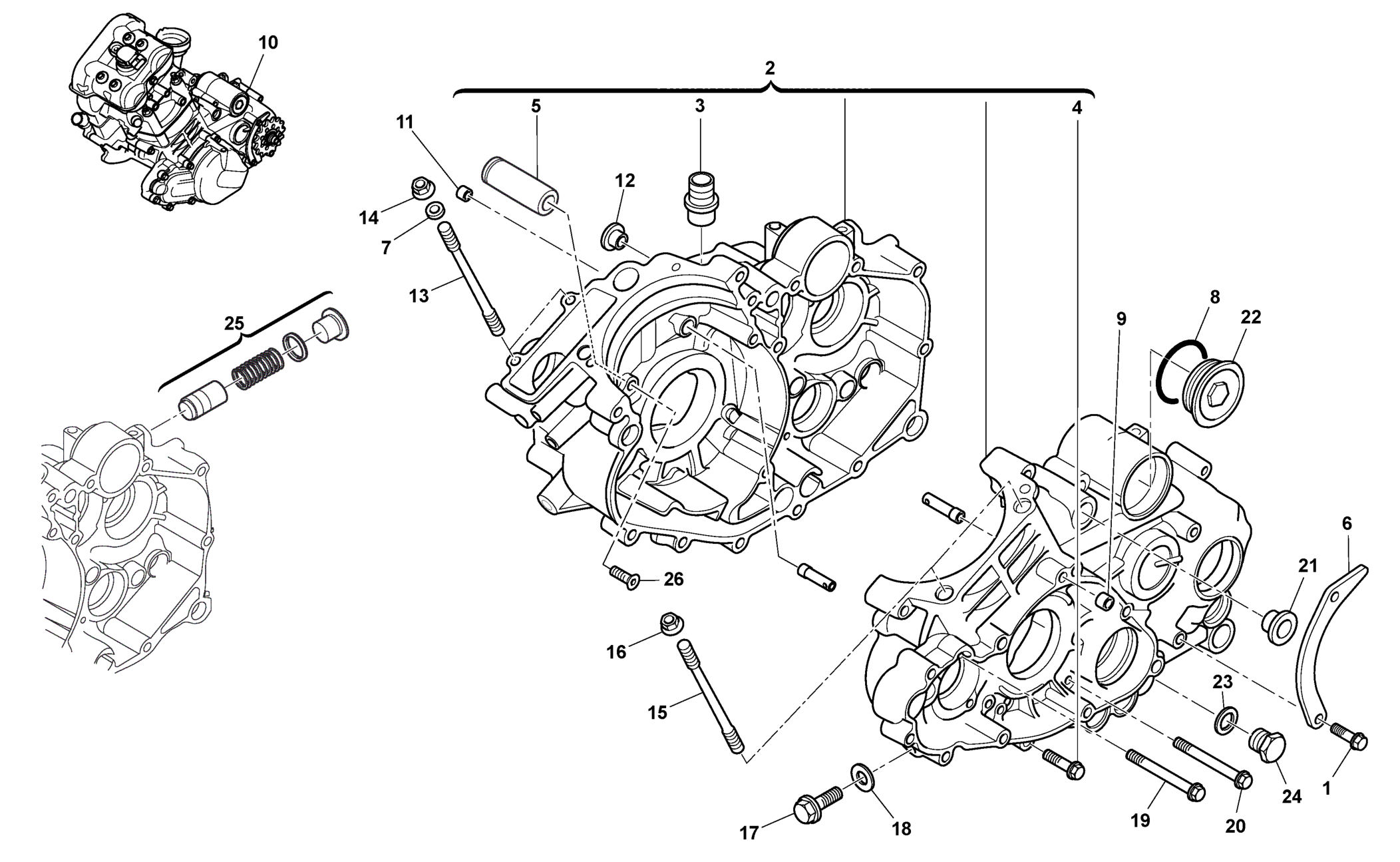 CRANKCASE CARTER