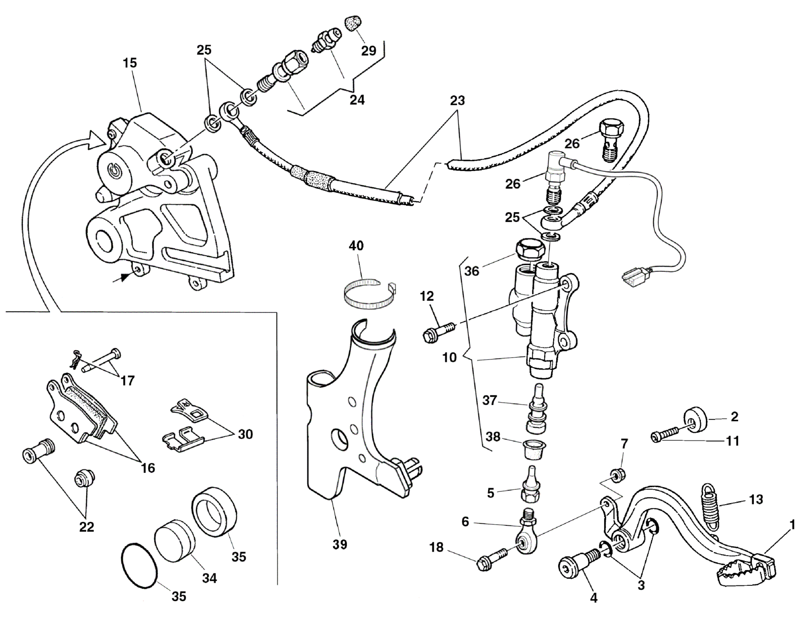 REAR BRAKE SYSTEM