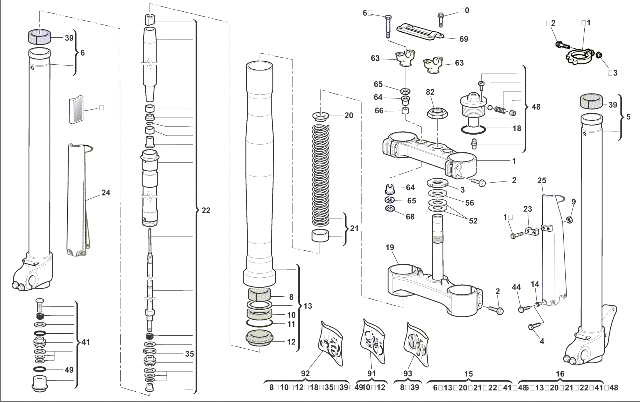 FRONT FORK ASSEMBLY