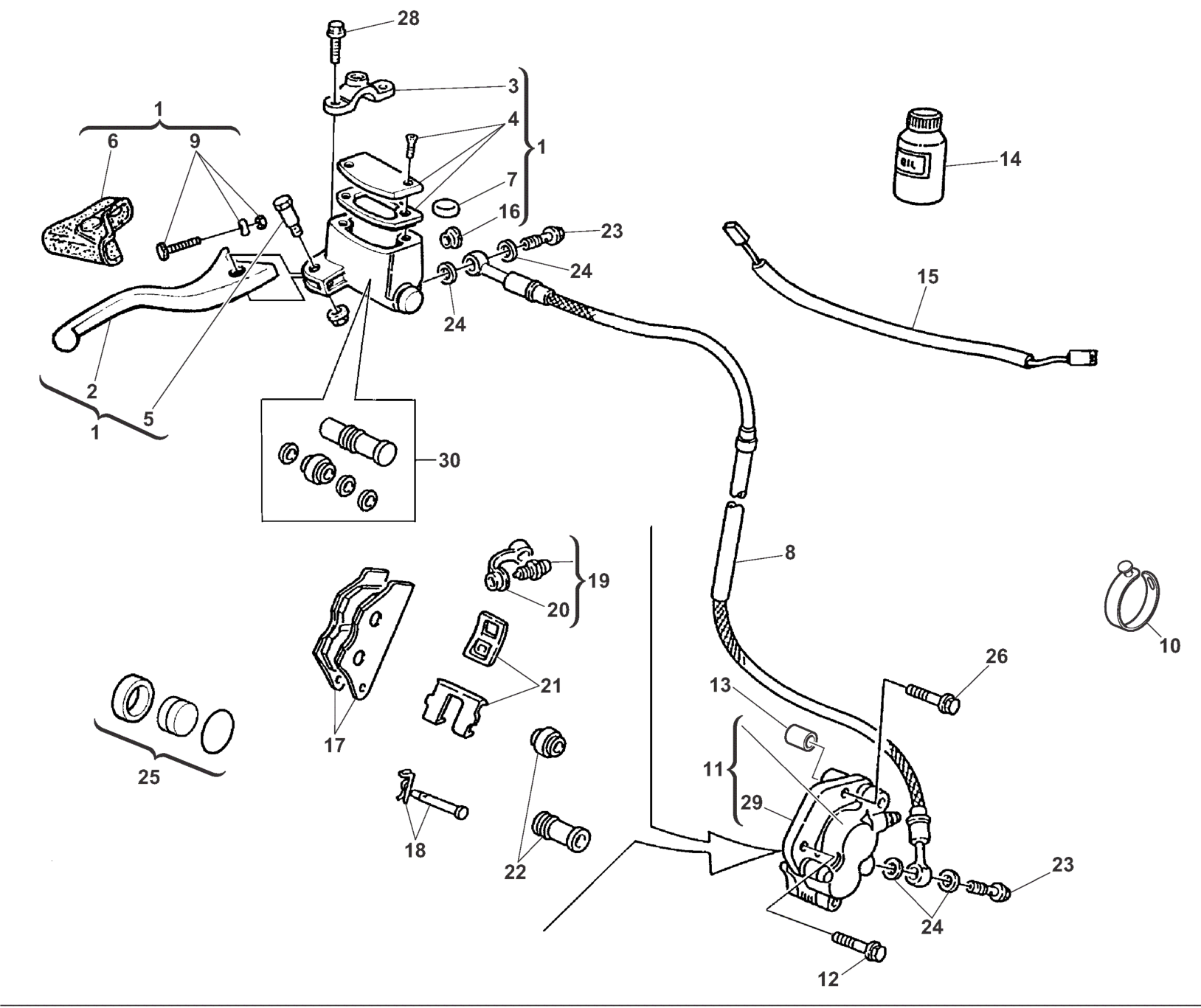 FRONT BRAKE (TE)