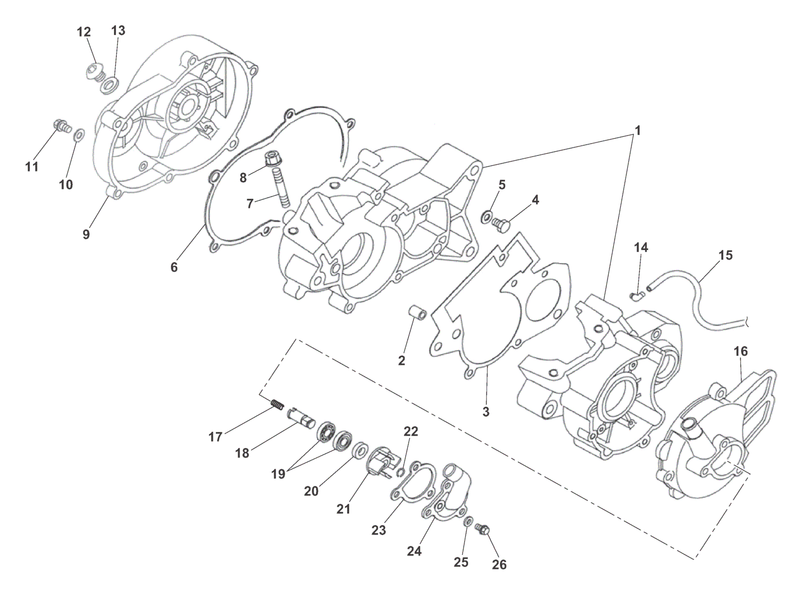 CRANKCASE CARTER