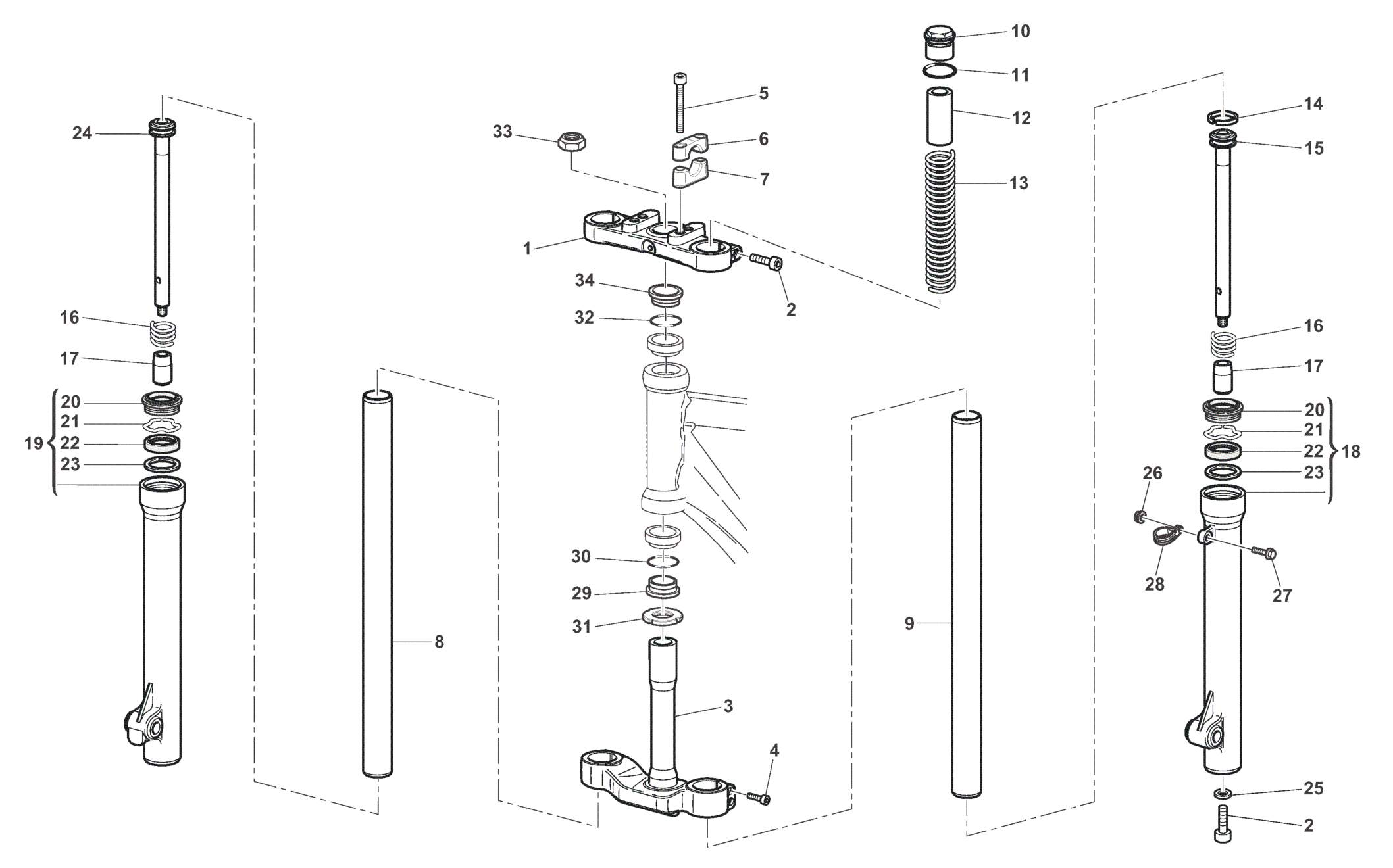 FRONT FORK ASSEMBLY