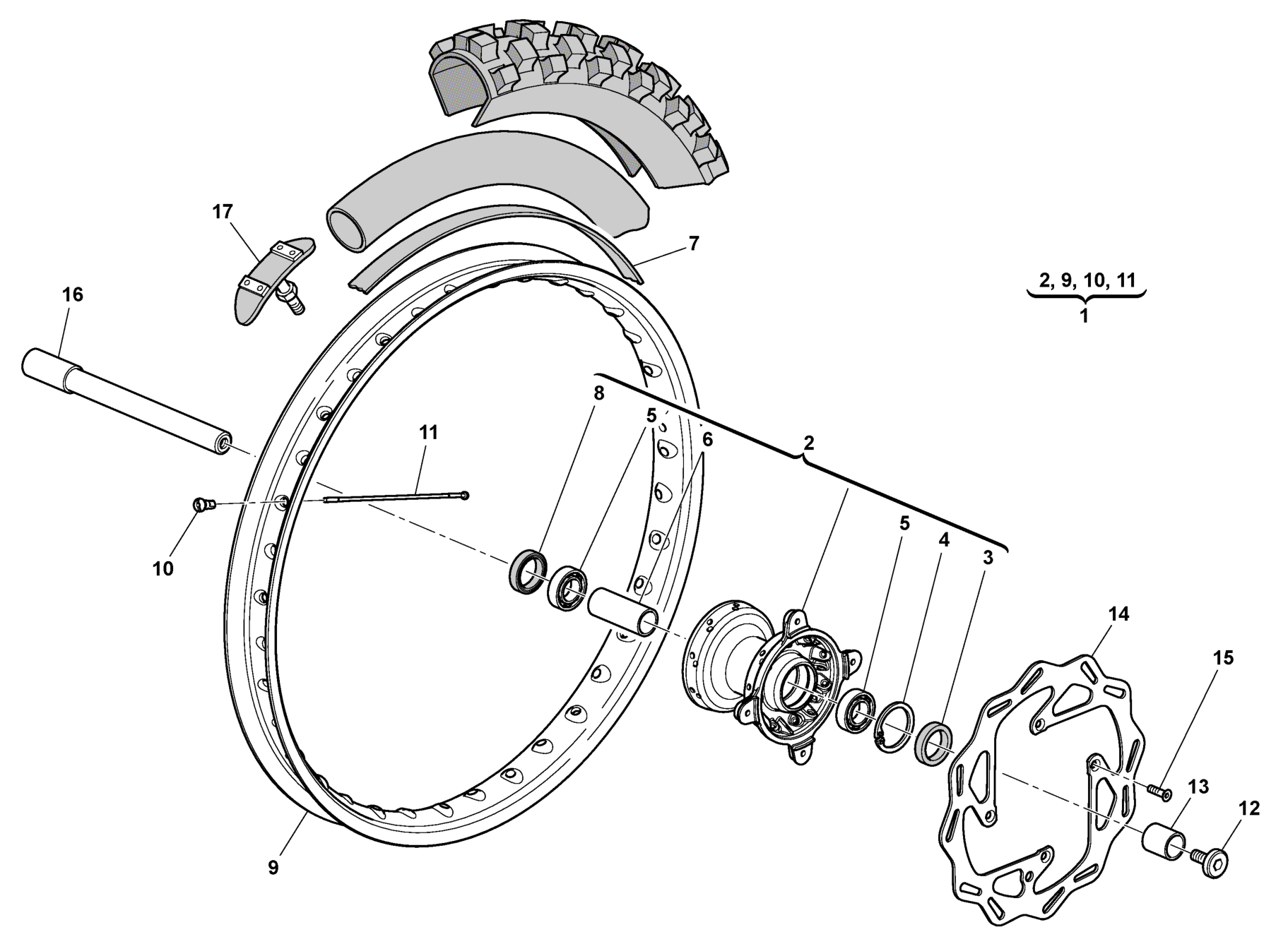 FRONT WHEEL