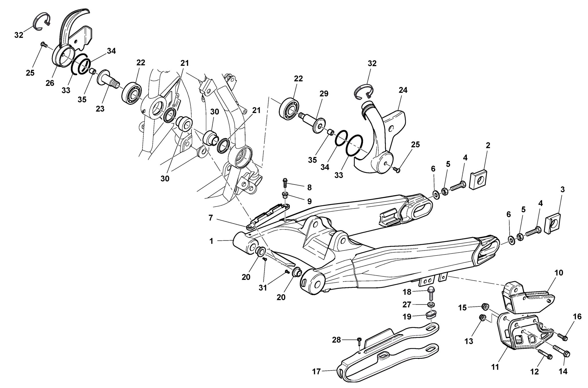 REAR SWING ARM