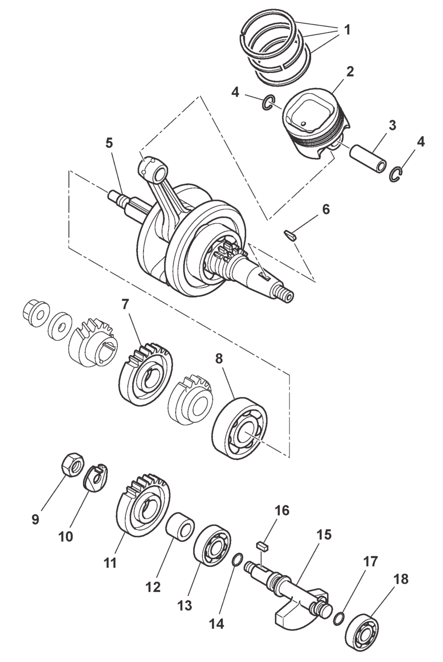 CRANKSHAFT - PISTON