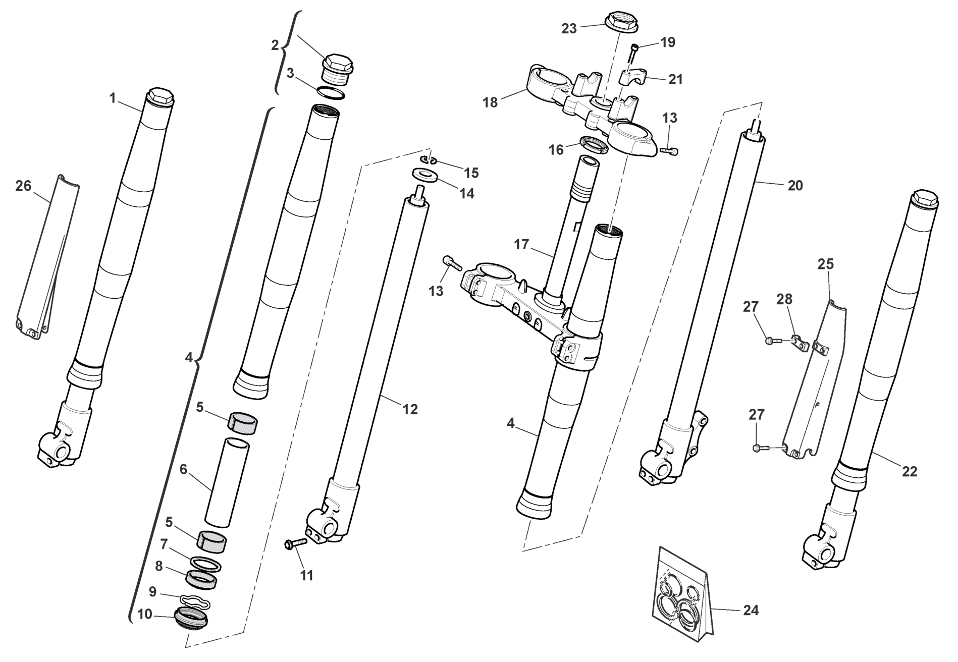 FRONT FORK ASSEMBLY