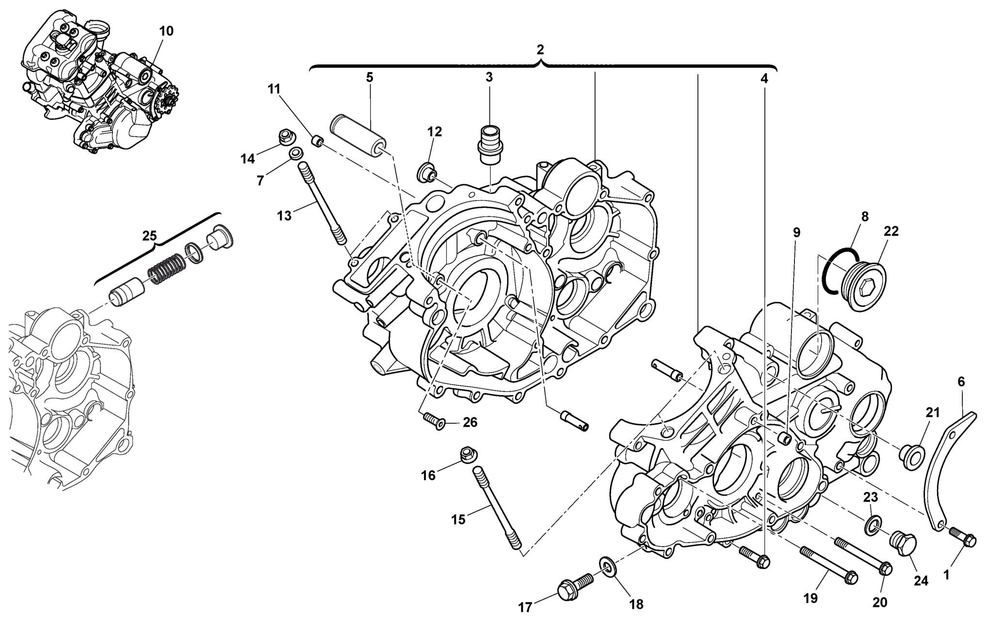 CRANKCASE CARTER