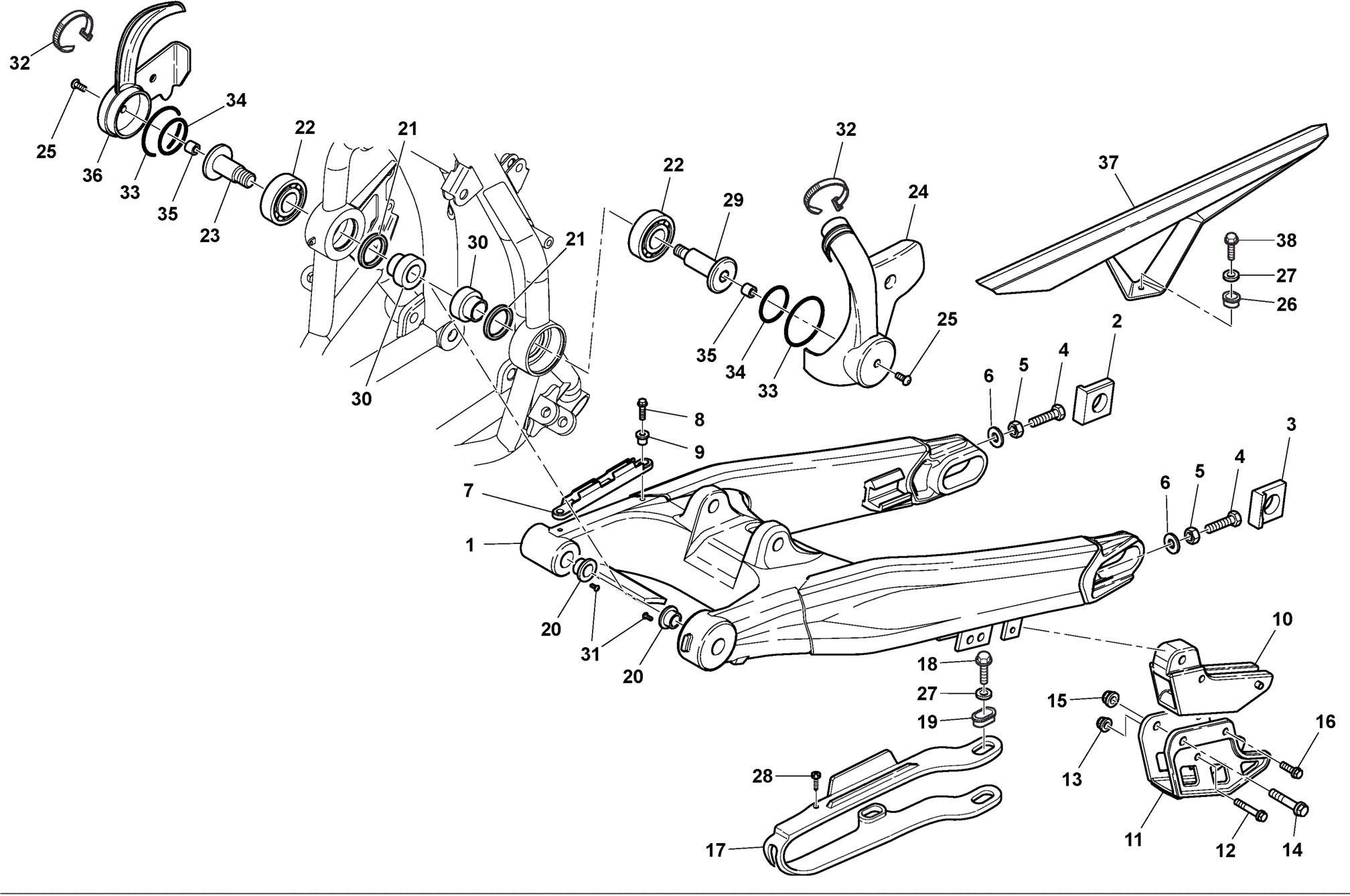 REAR SWING ARM