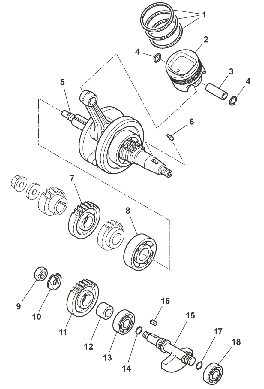 CRANKSHAFT - PISTON