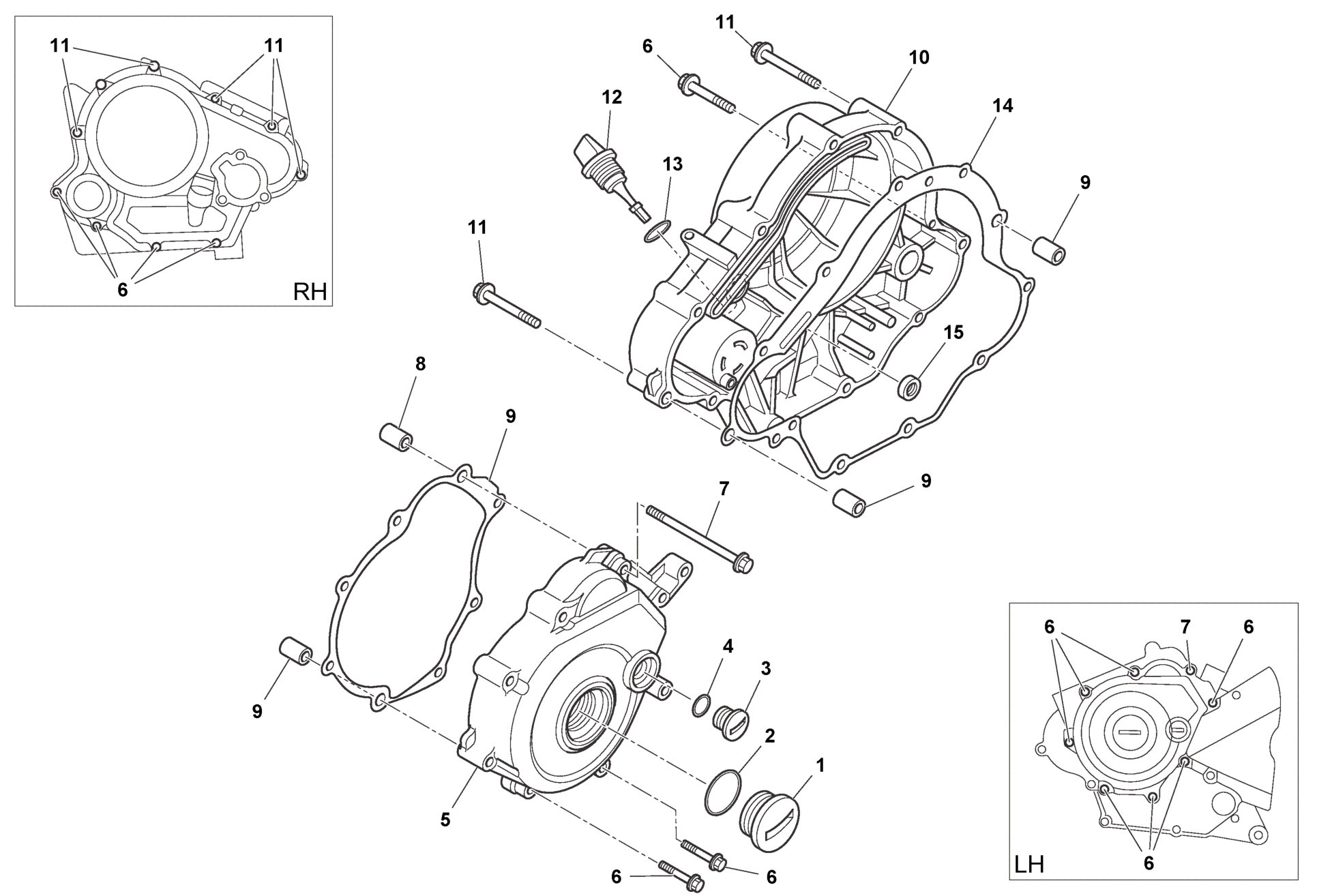 CRANKCASE COVERS