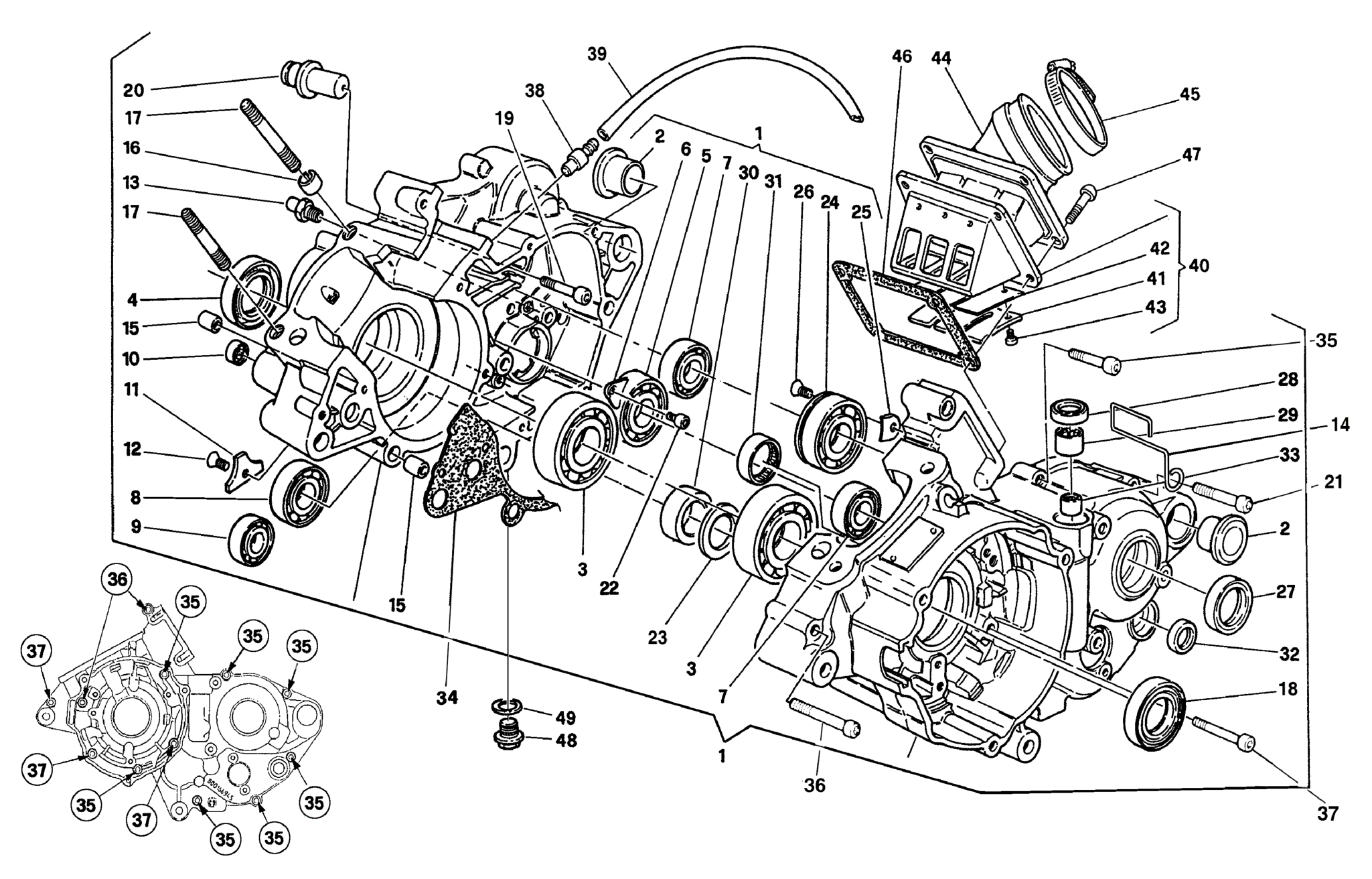 CRANKCASE CARTER