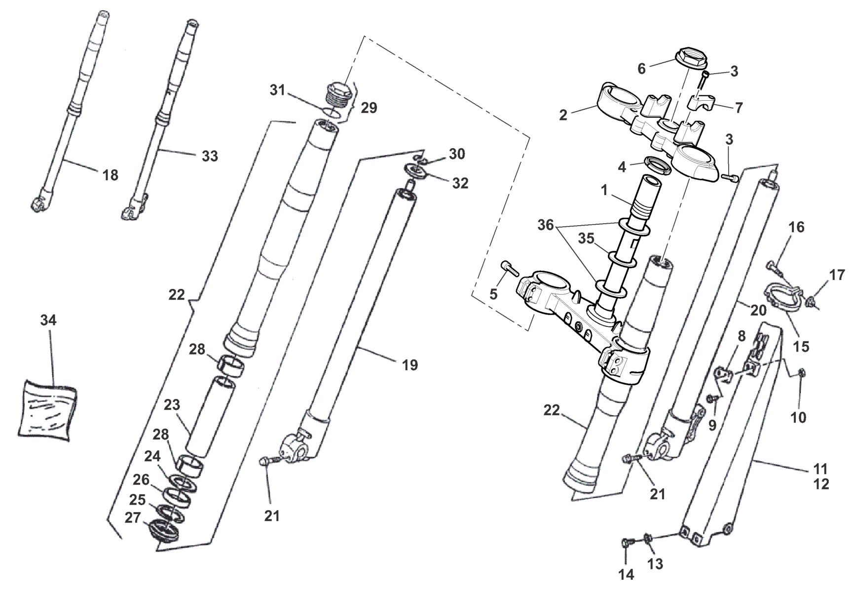 FRONT FORK (HERMUNEN)