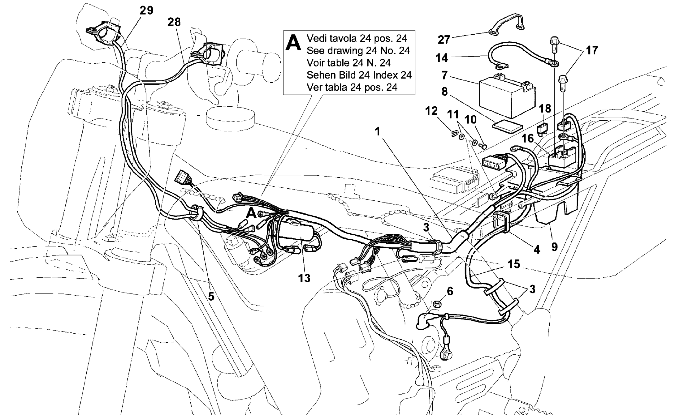 WIRING HARNESS USA (250-450-510)