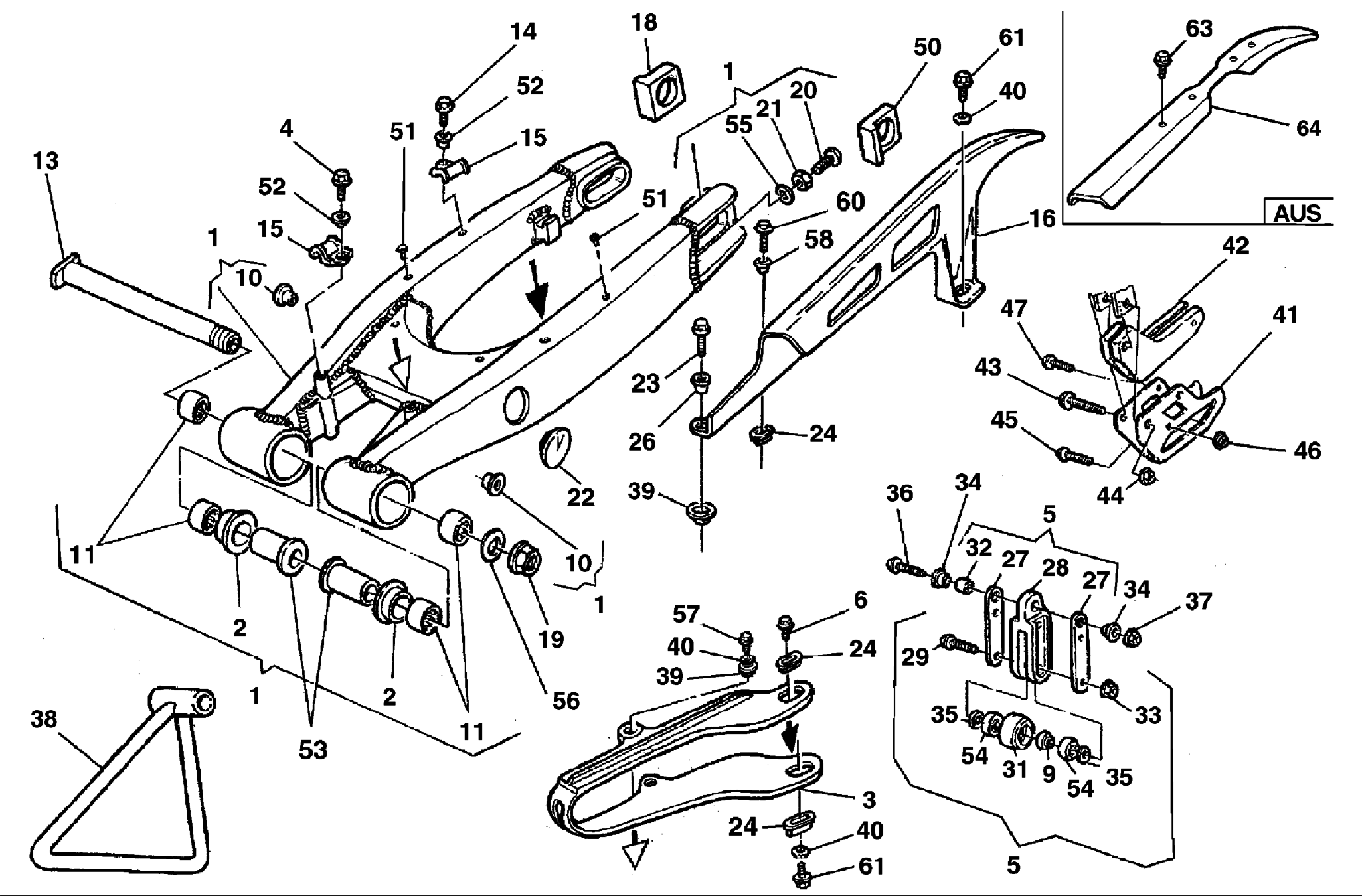 REAR SWING ARM