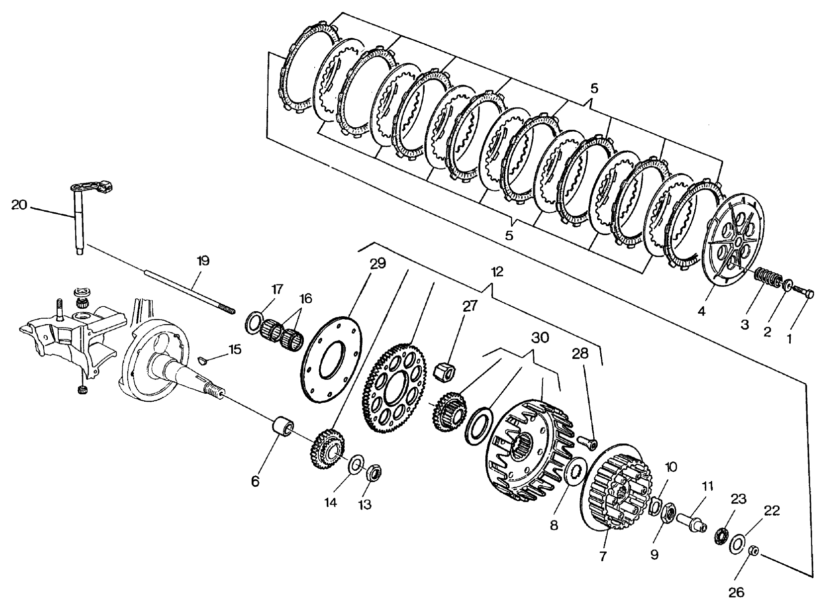 PRIMARY DRIVE - CLUTCH