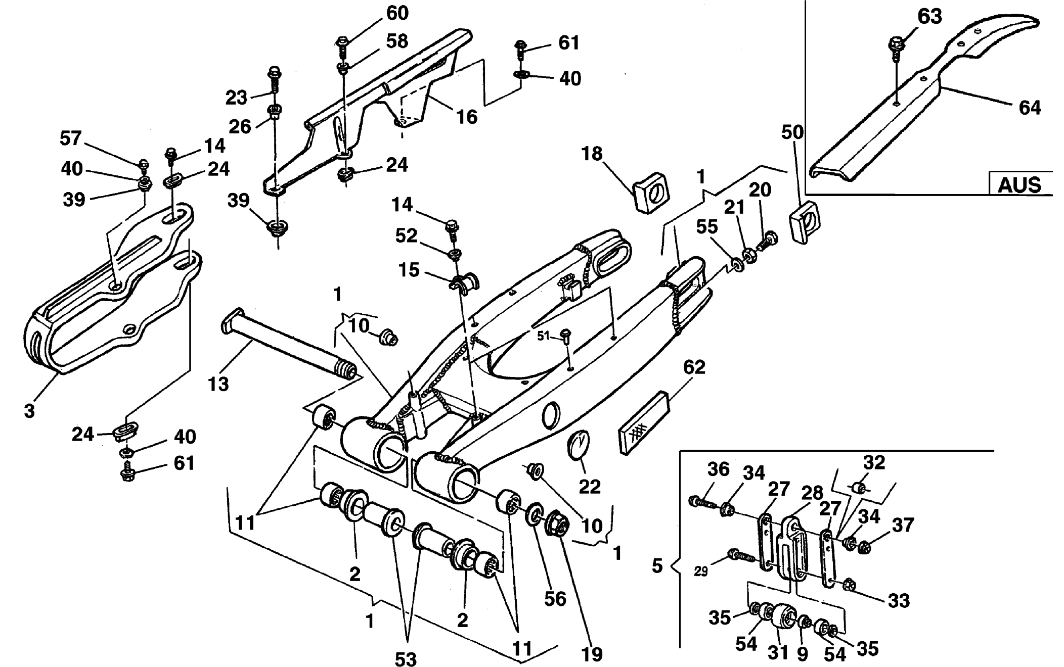 REAR SWING ARM