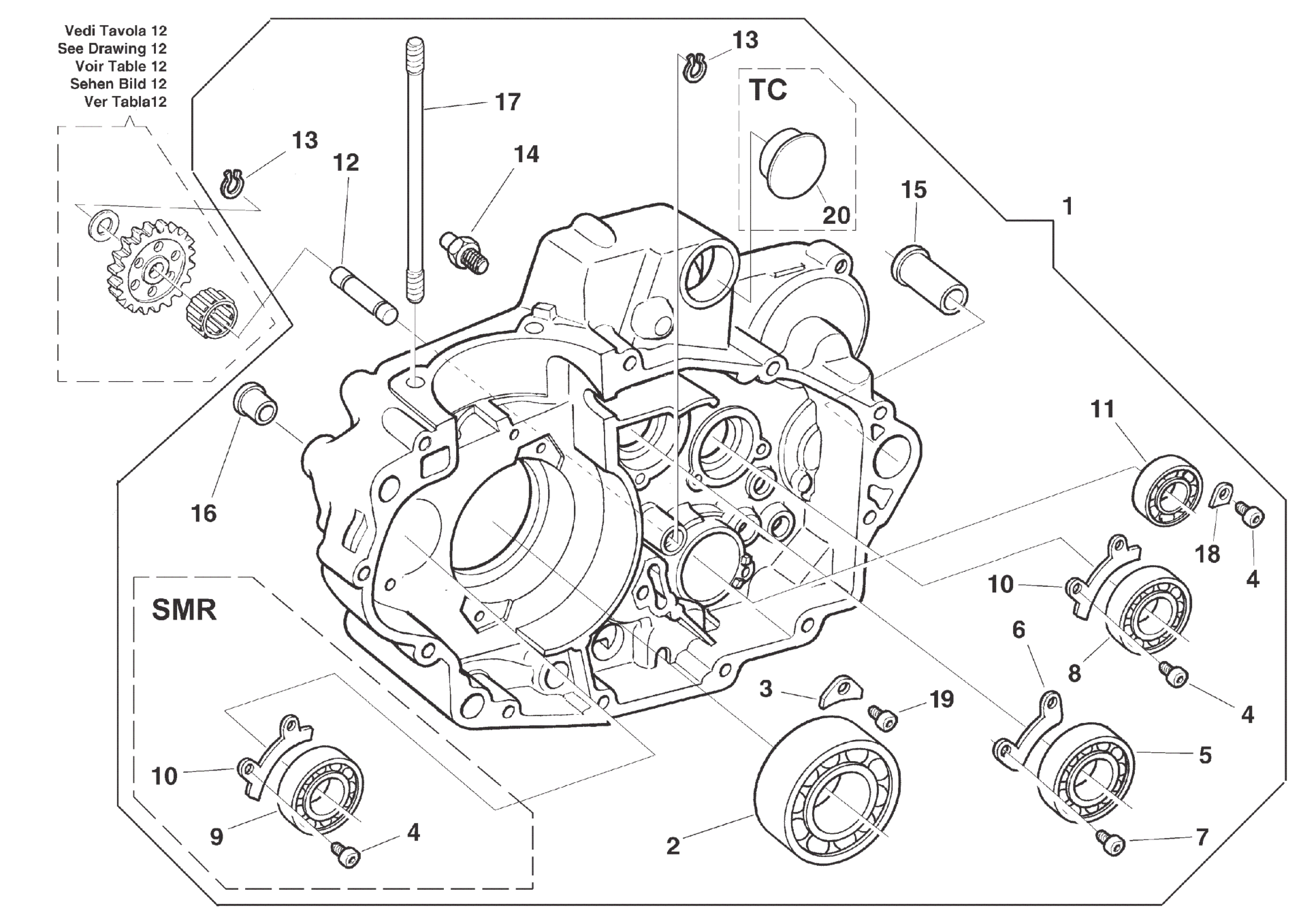 CRANKCASE CARTER R.H.