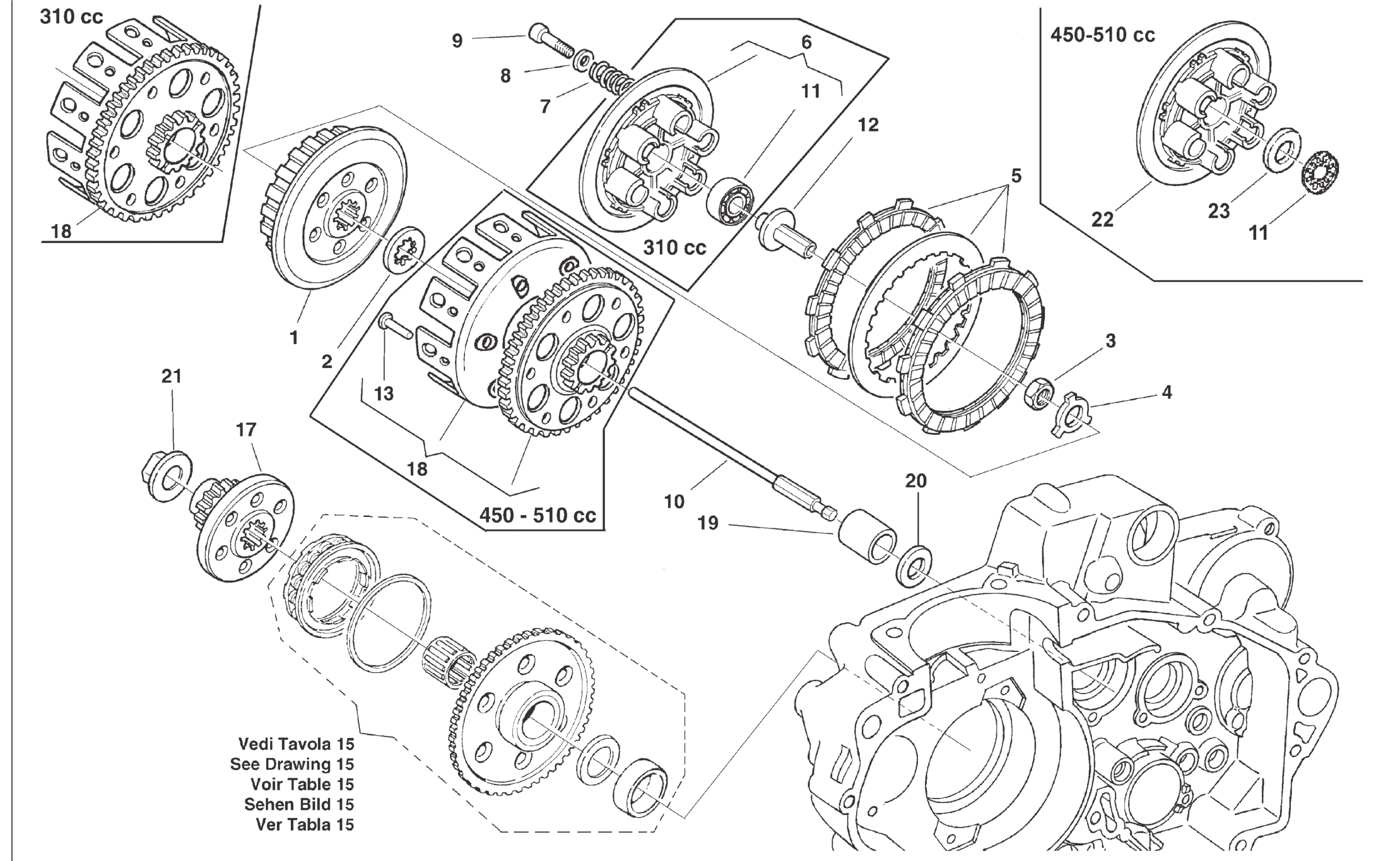 PRIMARY DRIVE - CLUTCH