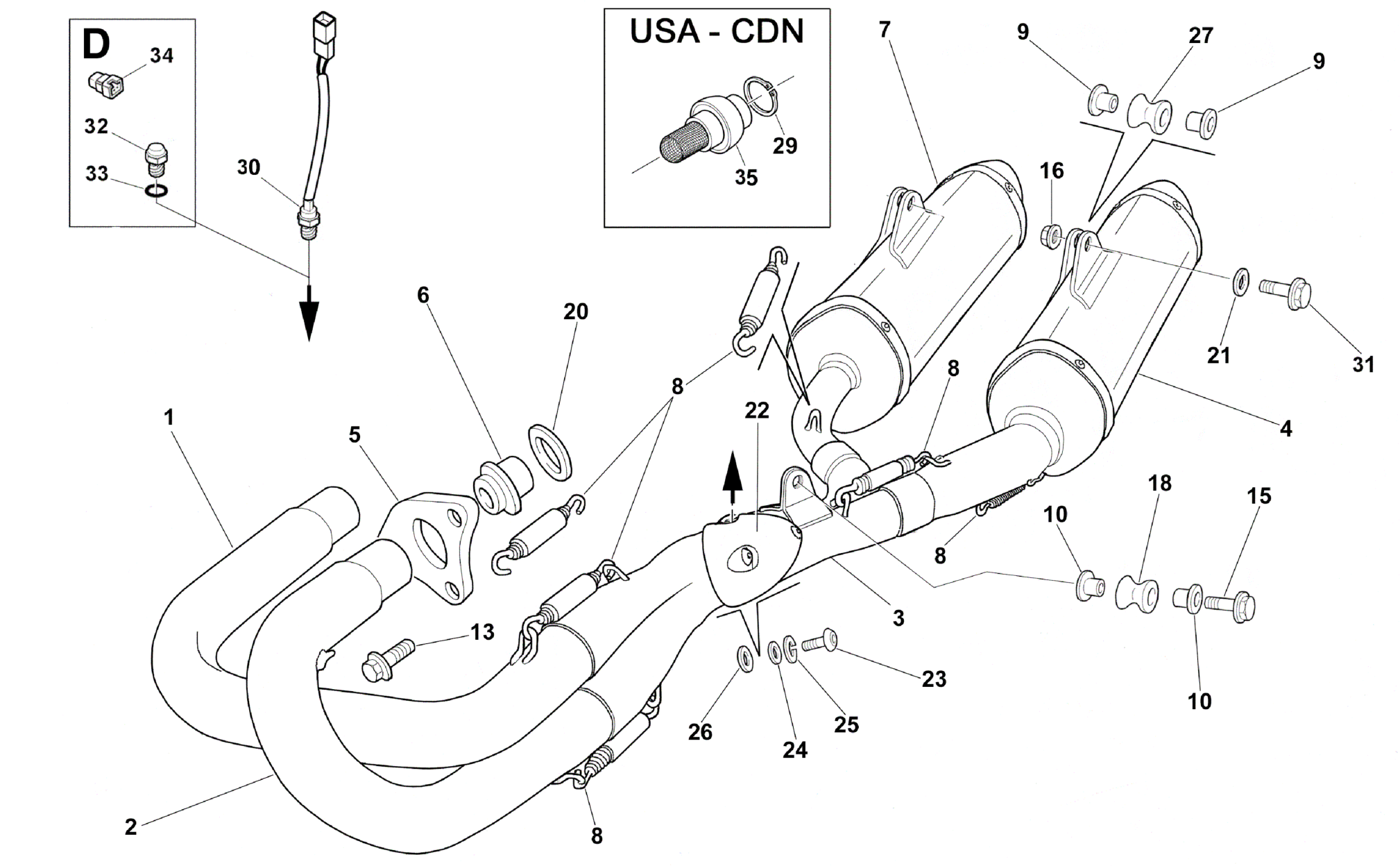 EXHAUST SYSTEM (SMR)