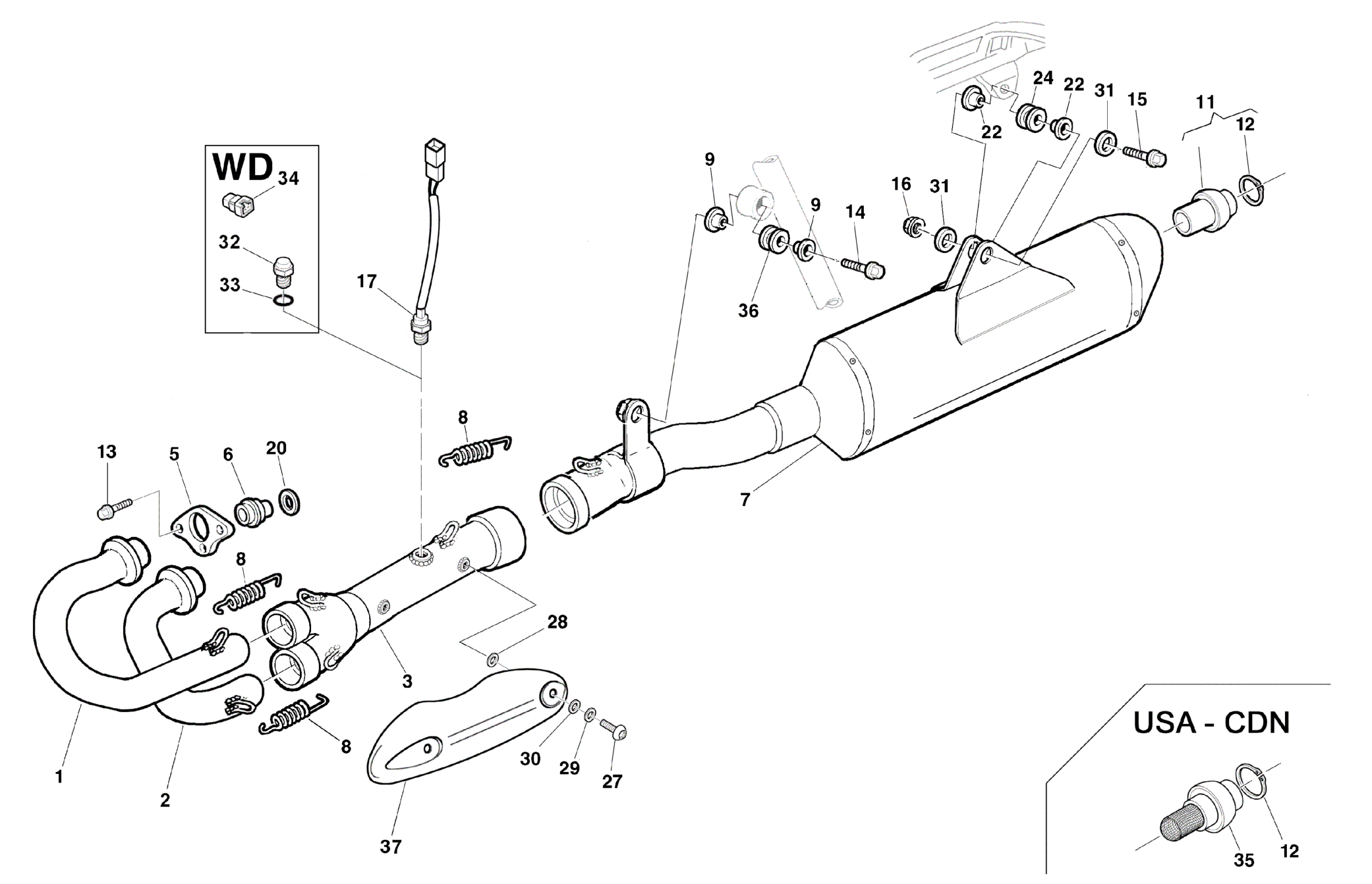 EXHAUST SYSTEM (TE-TC-TXC)