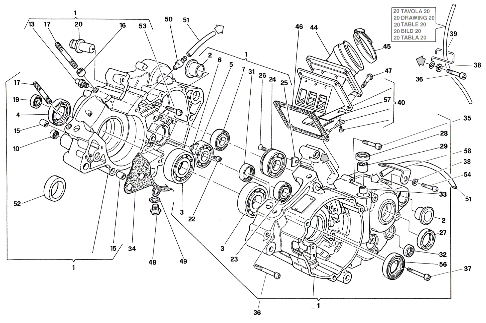 CRANKCASE CARTER