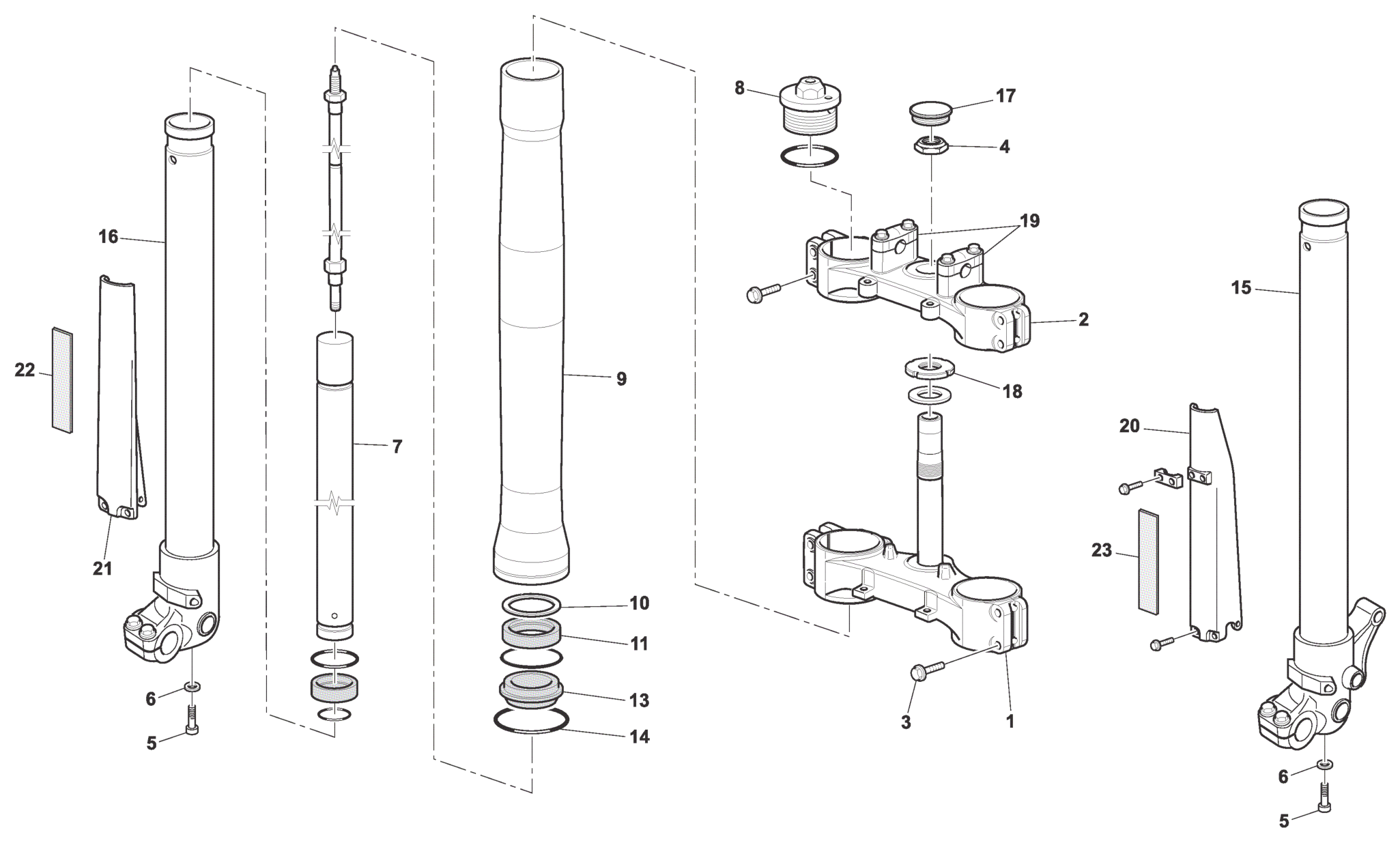 FRONT FORK ASSEMBLY