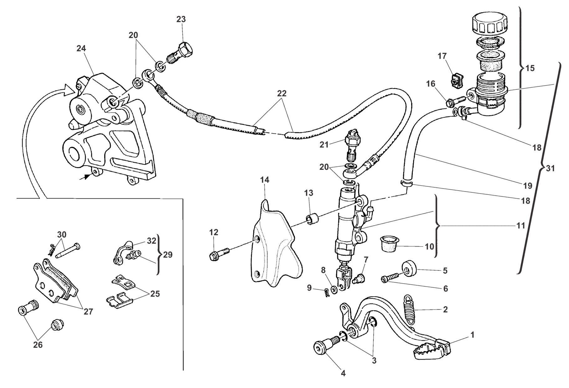 REAR BRAKE SYSTEM