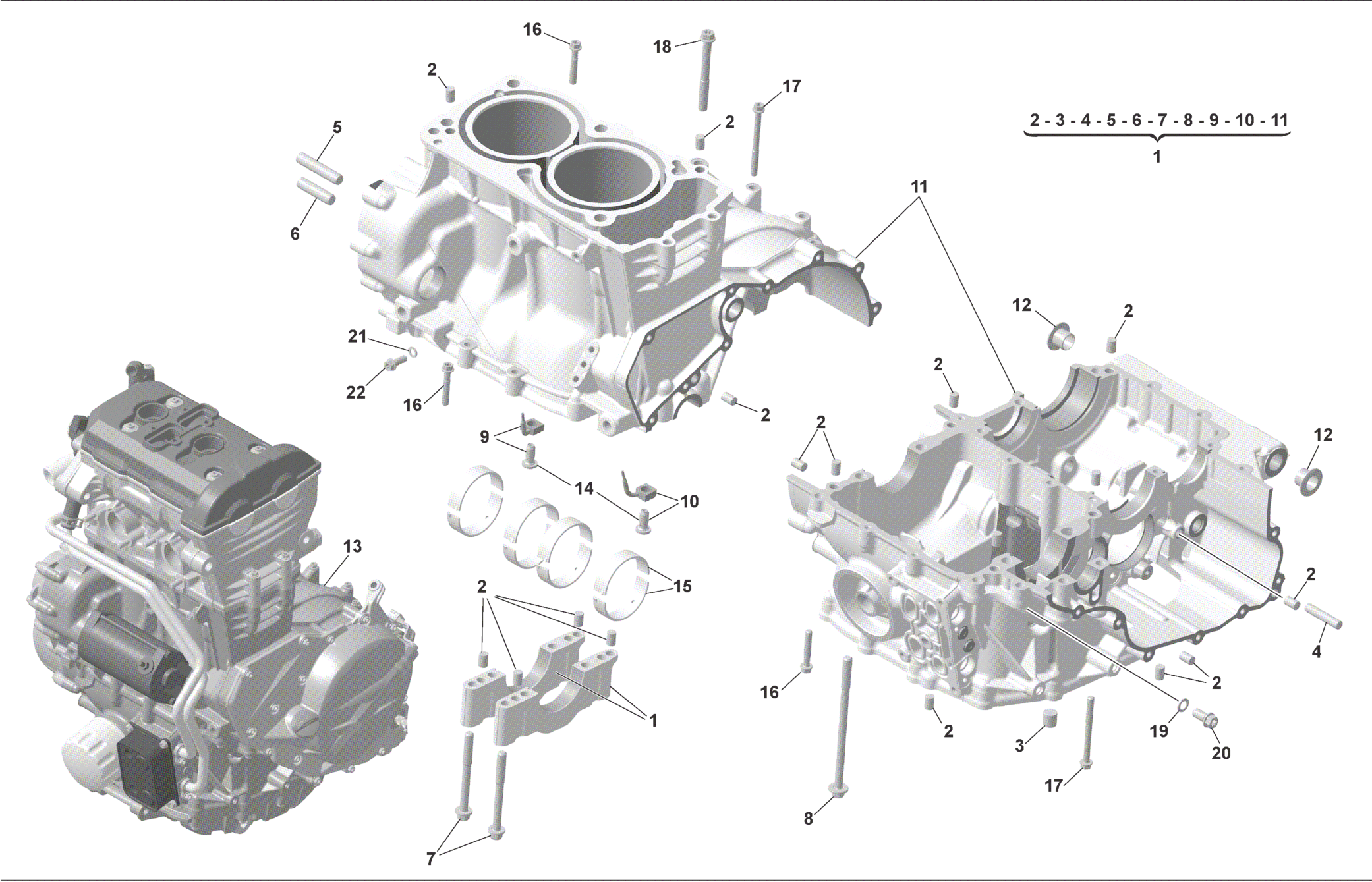 CRANKCASE CARTER