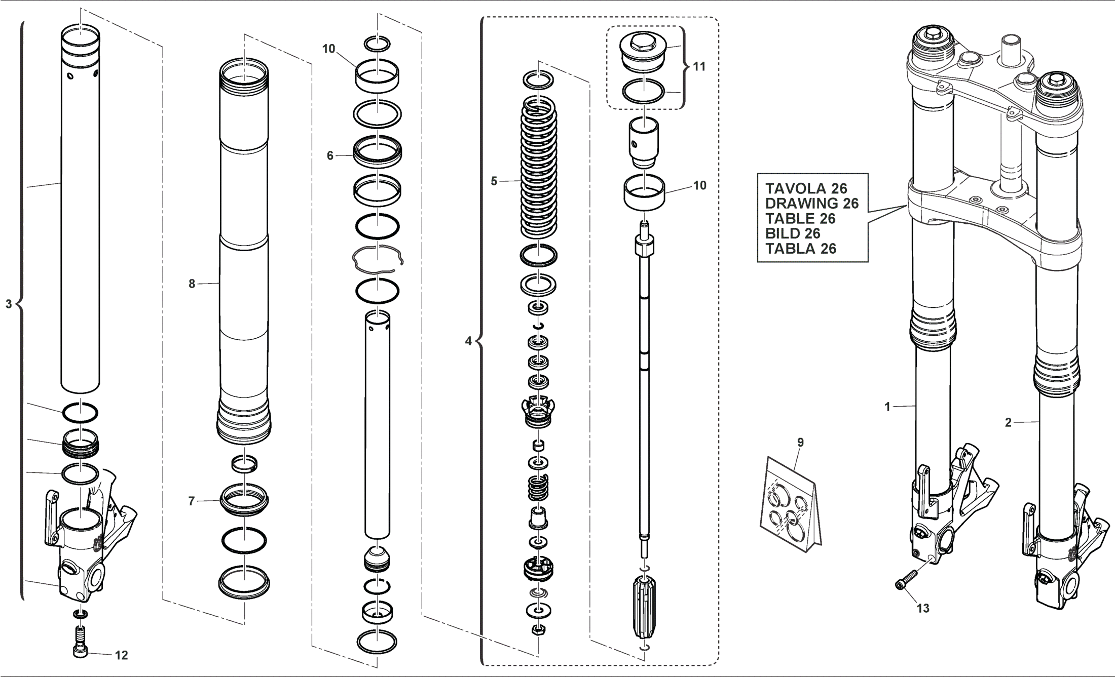 FRONT FORK (STD)