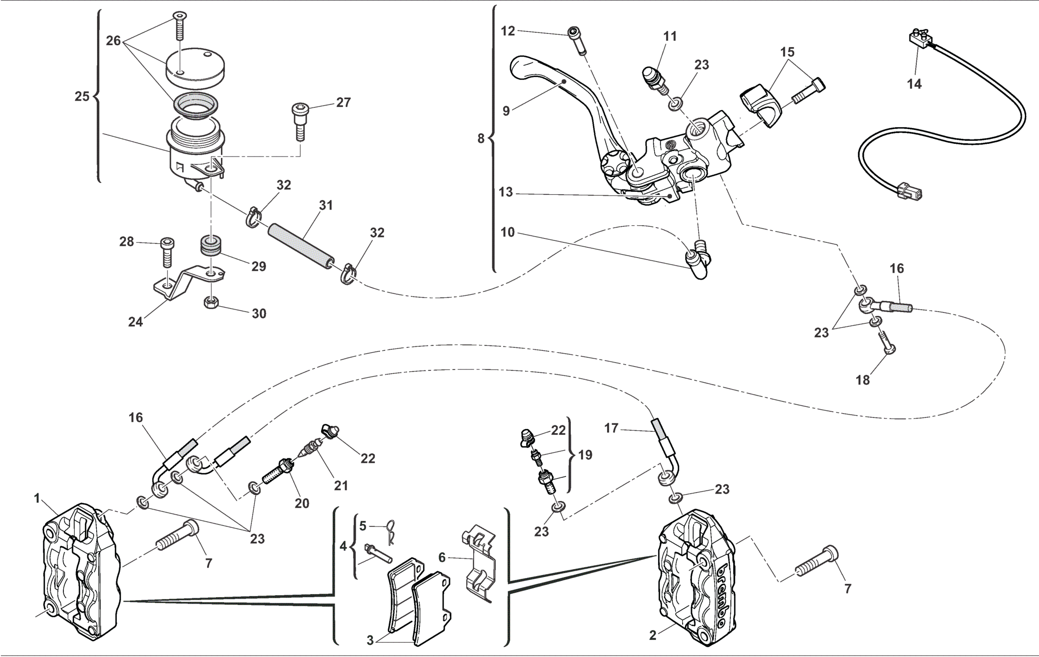 FRONT BRAKE (STD)