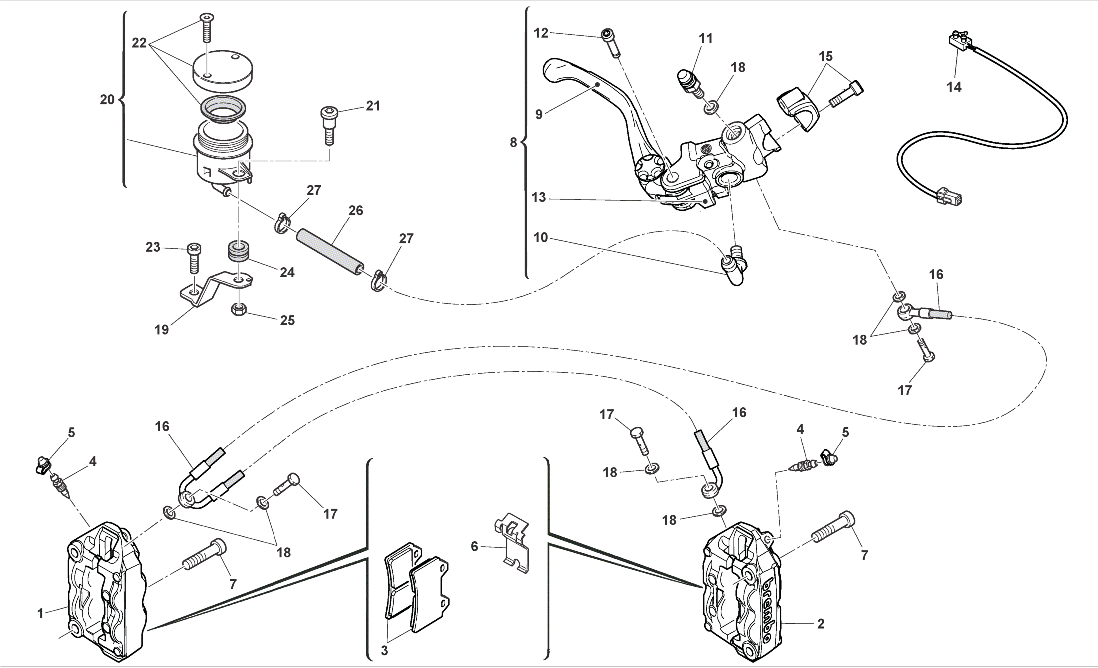 FRONT BRAKE (R)