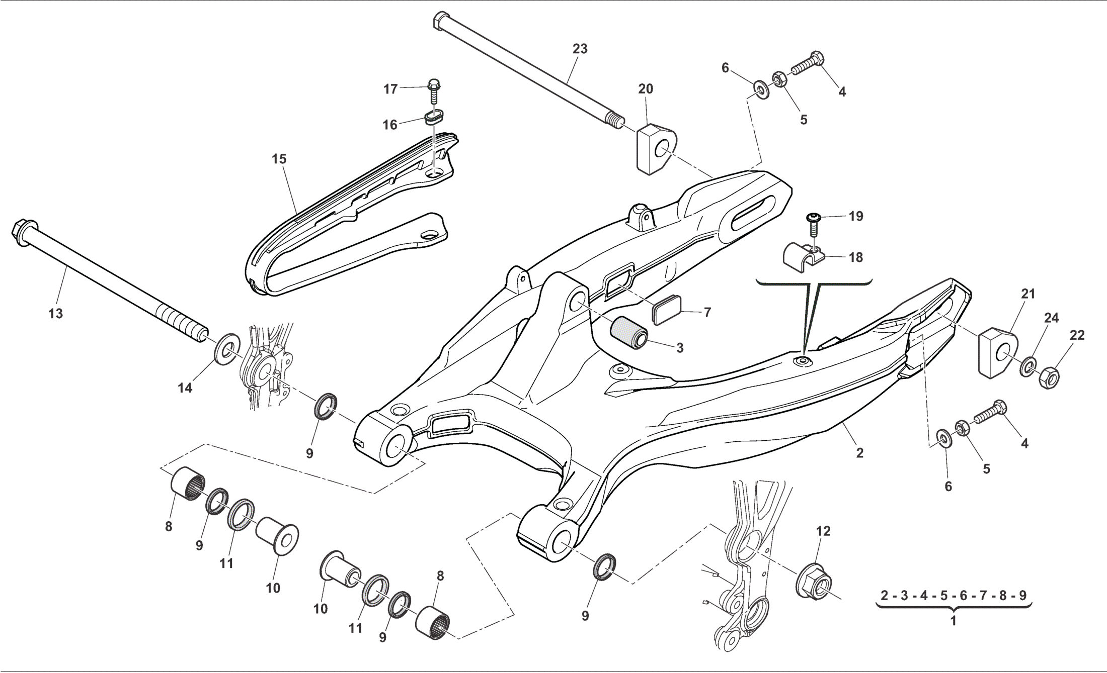 REAR SWING ARM