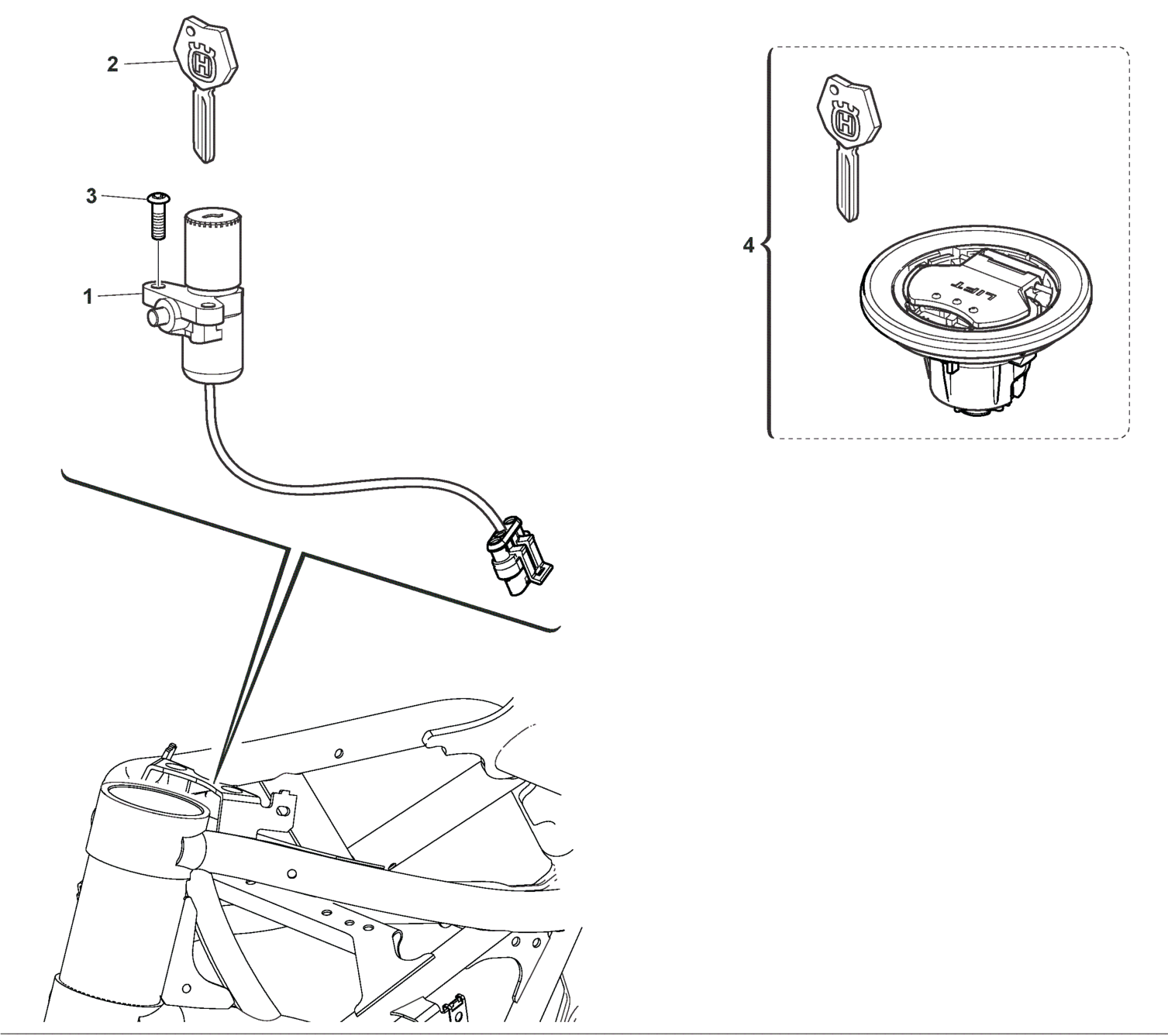 IGNITION SWITCH - KEY