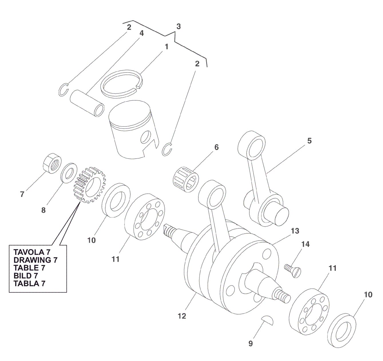 CRANKSHAFT - PISTON