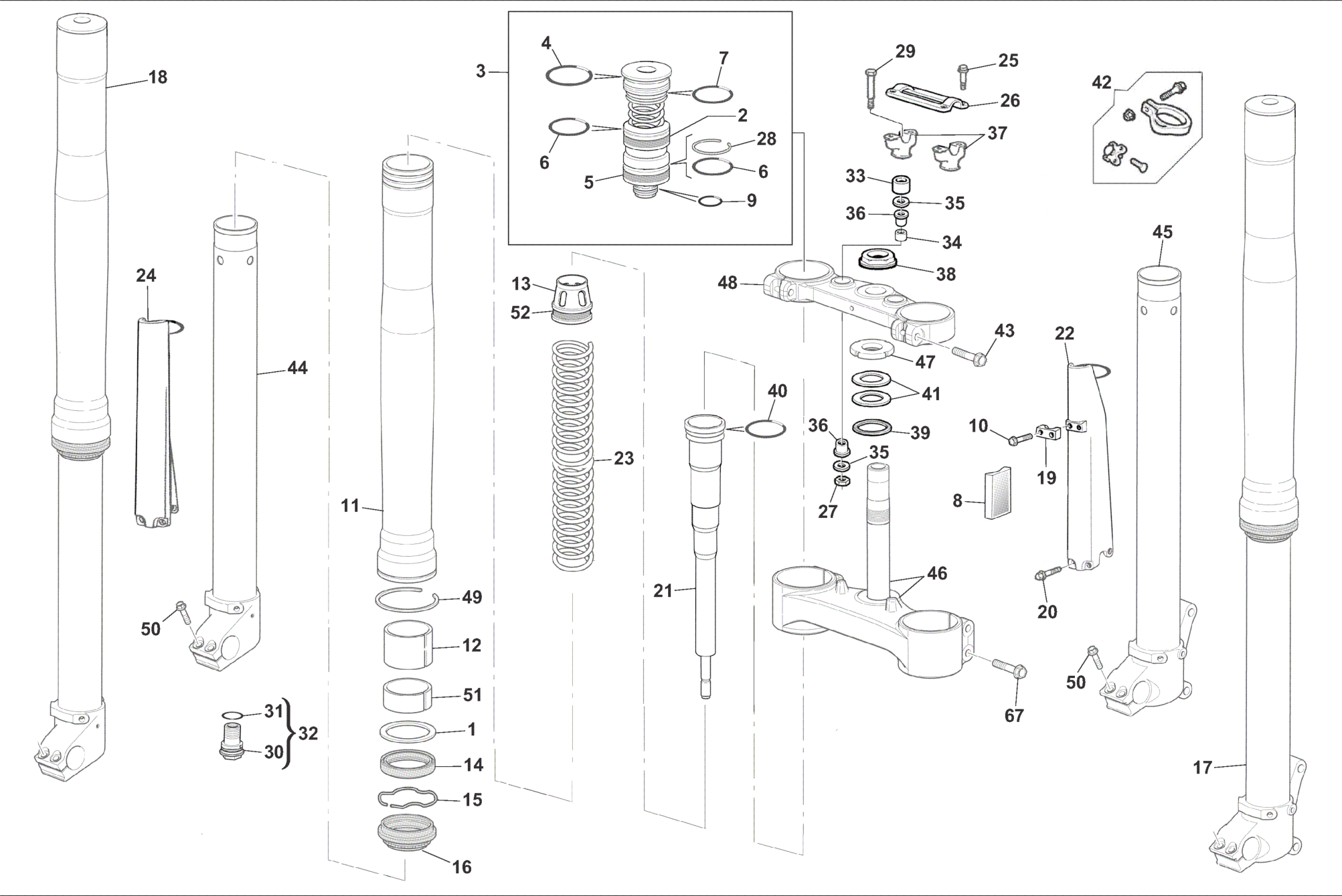 FRONT FORK (CR)