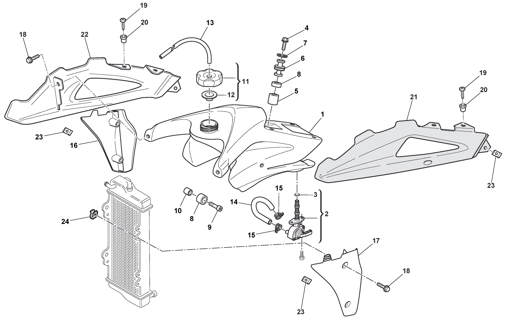 FUEL TANK BODY