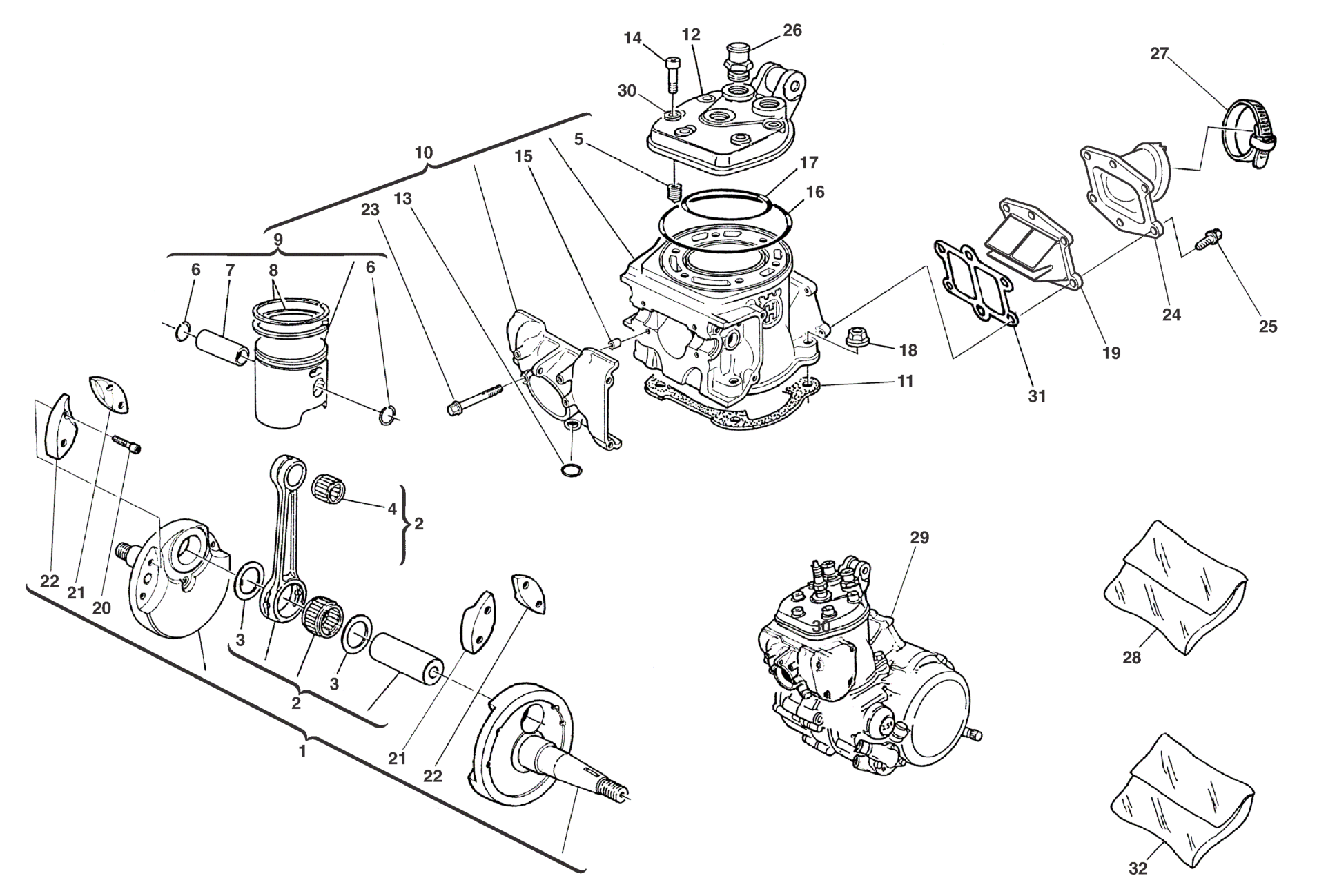 CRANKSHAFT - CYLINDER