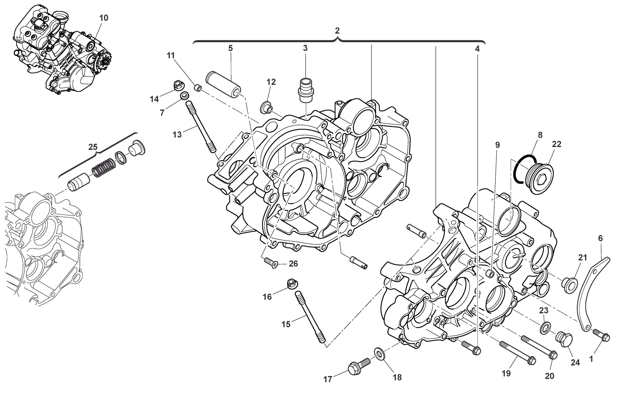 CRANKCASE CARTER