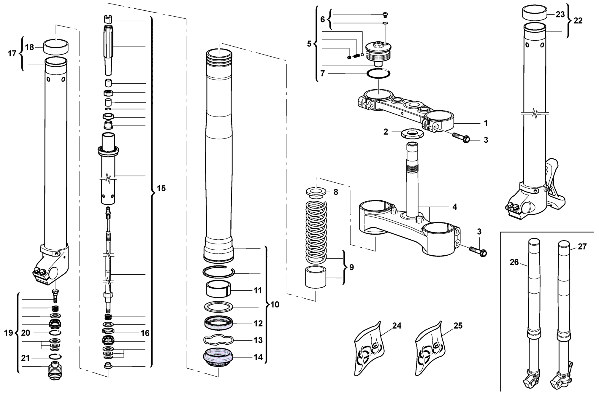 FRONT FORK ASSEMBLY