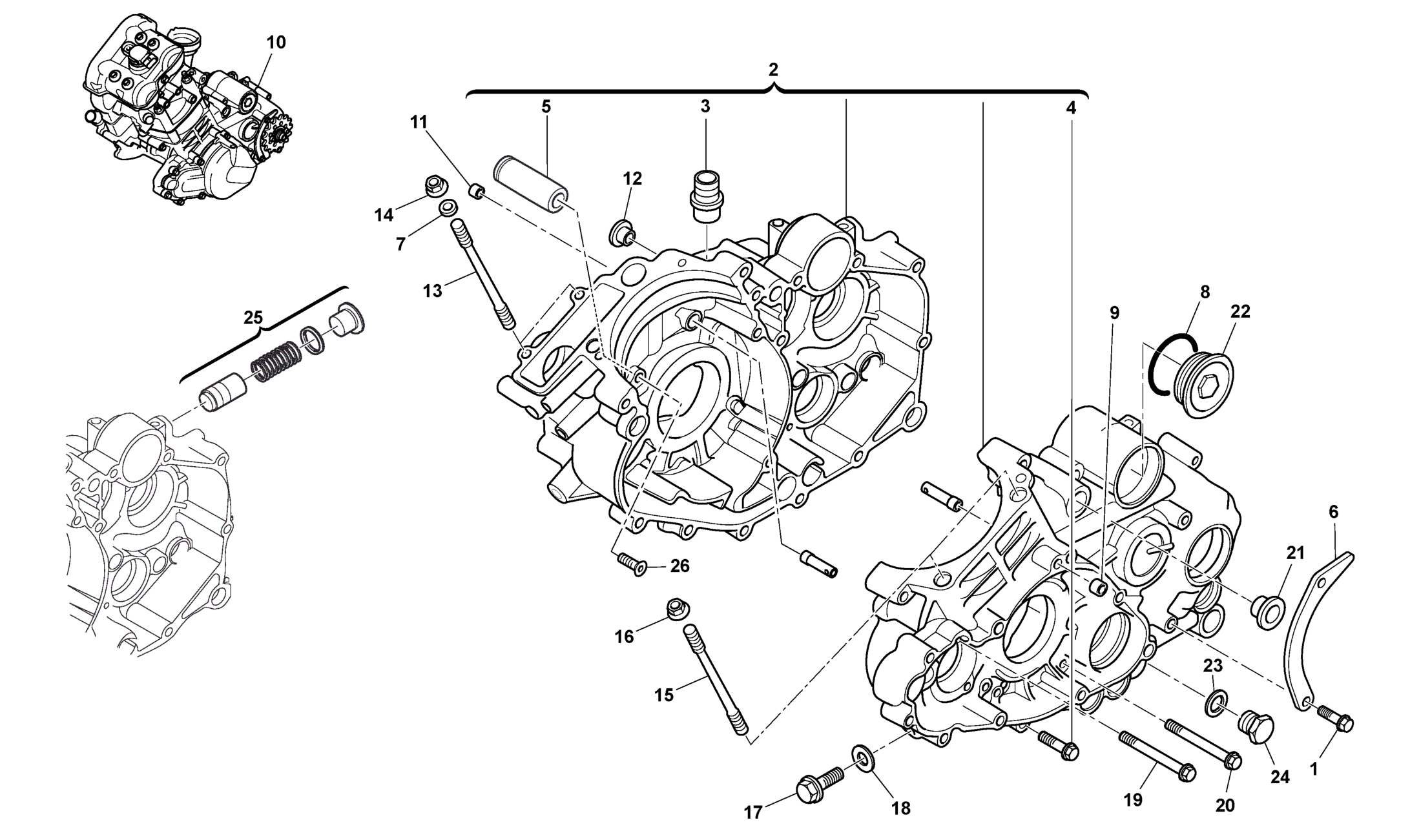 CRANKCASE CARTER