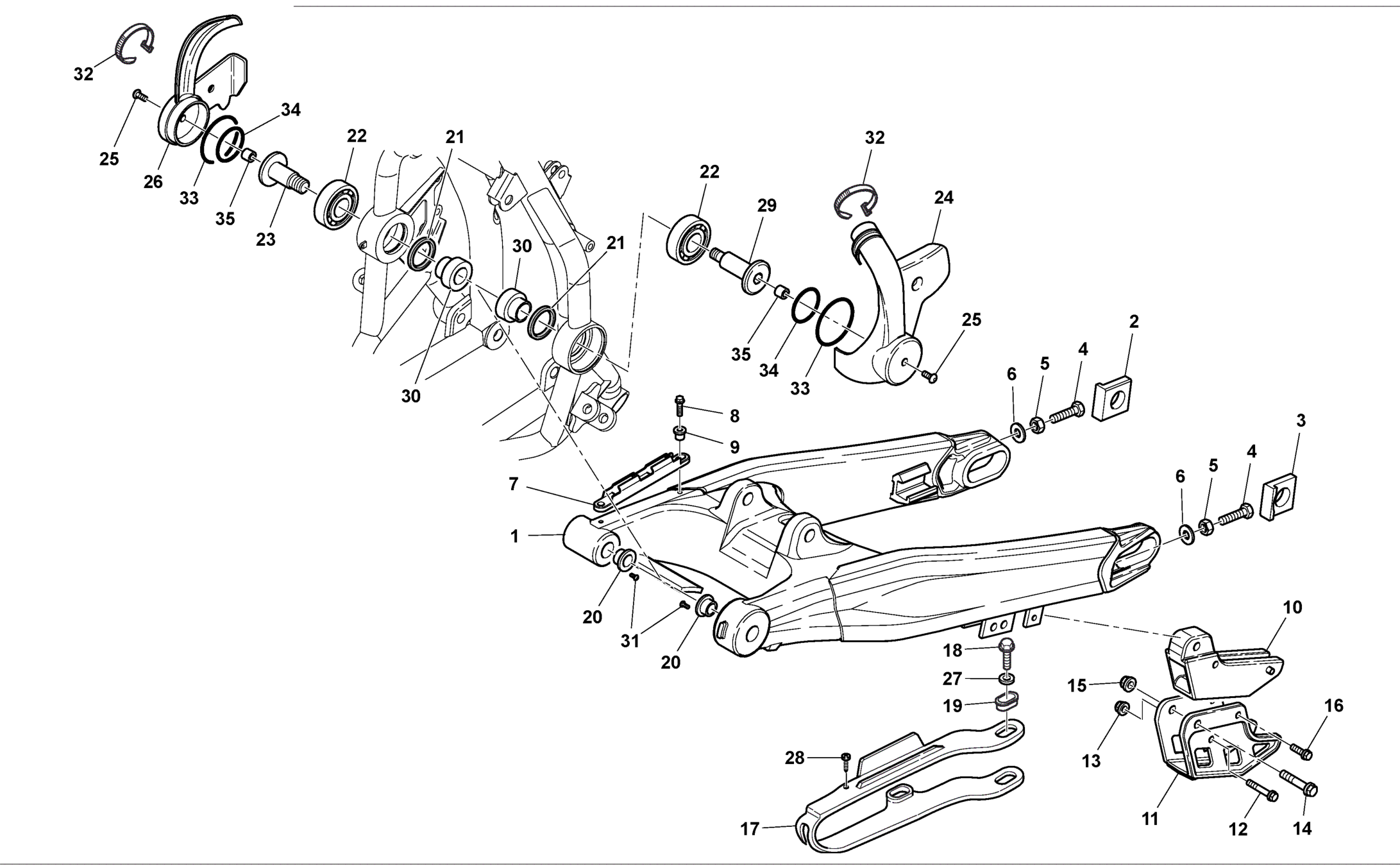 REAR SWING ARM