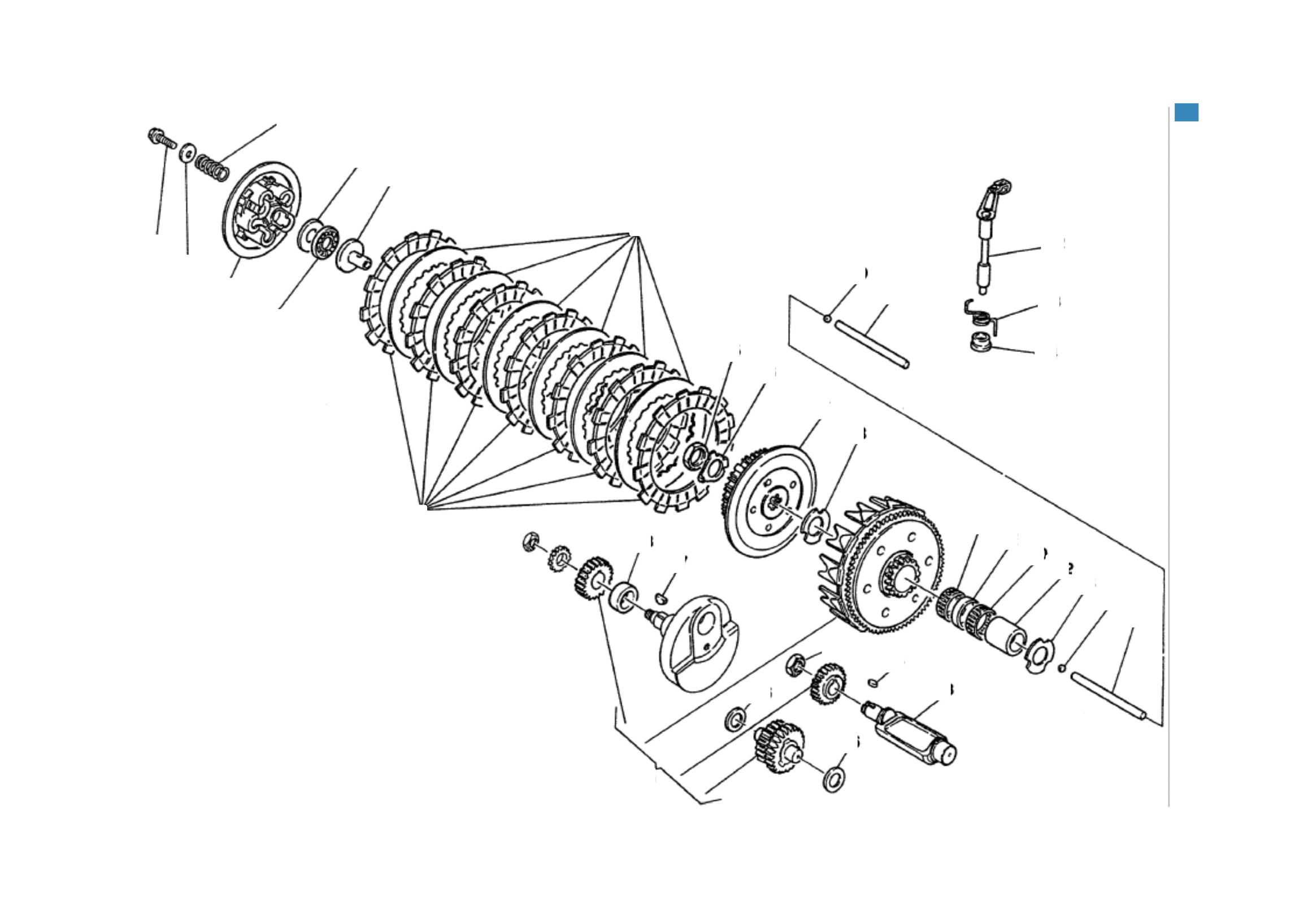 PRIMARY DRIVE - CLUTCH